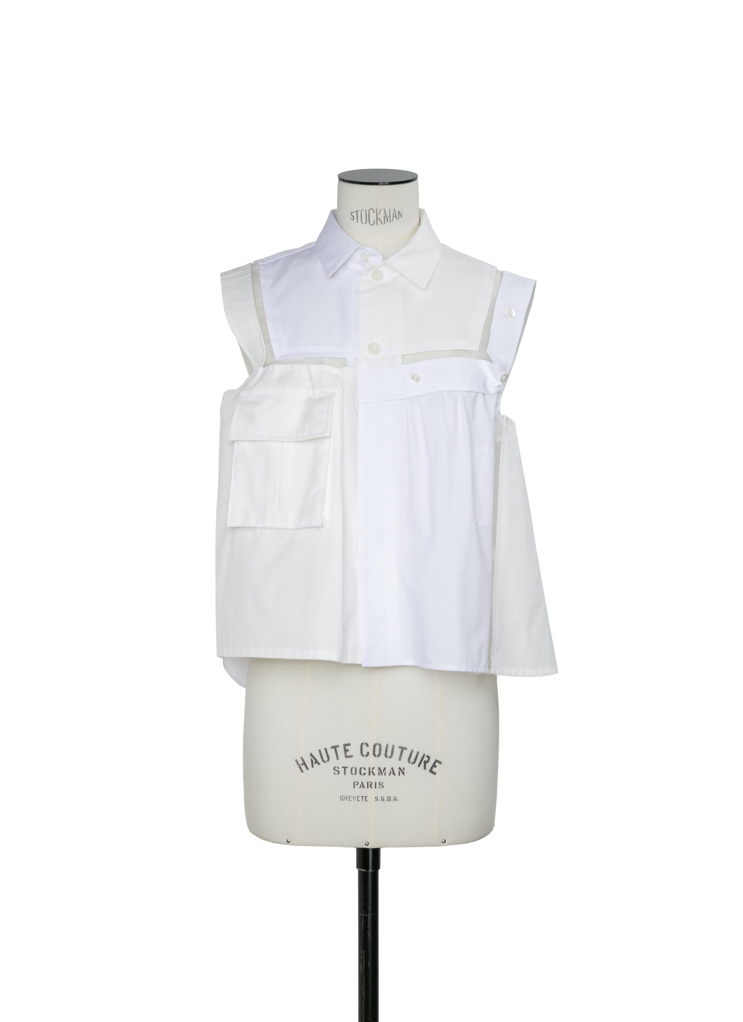 Poplin x Cotton Weather Shirt | sacai Official Store サカイ Poplin x Cotton Weather Shirt | sacai Official Store サカイ