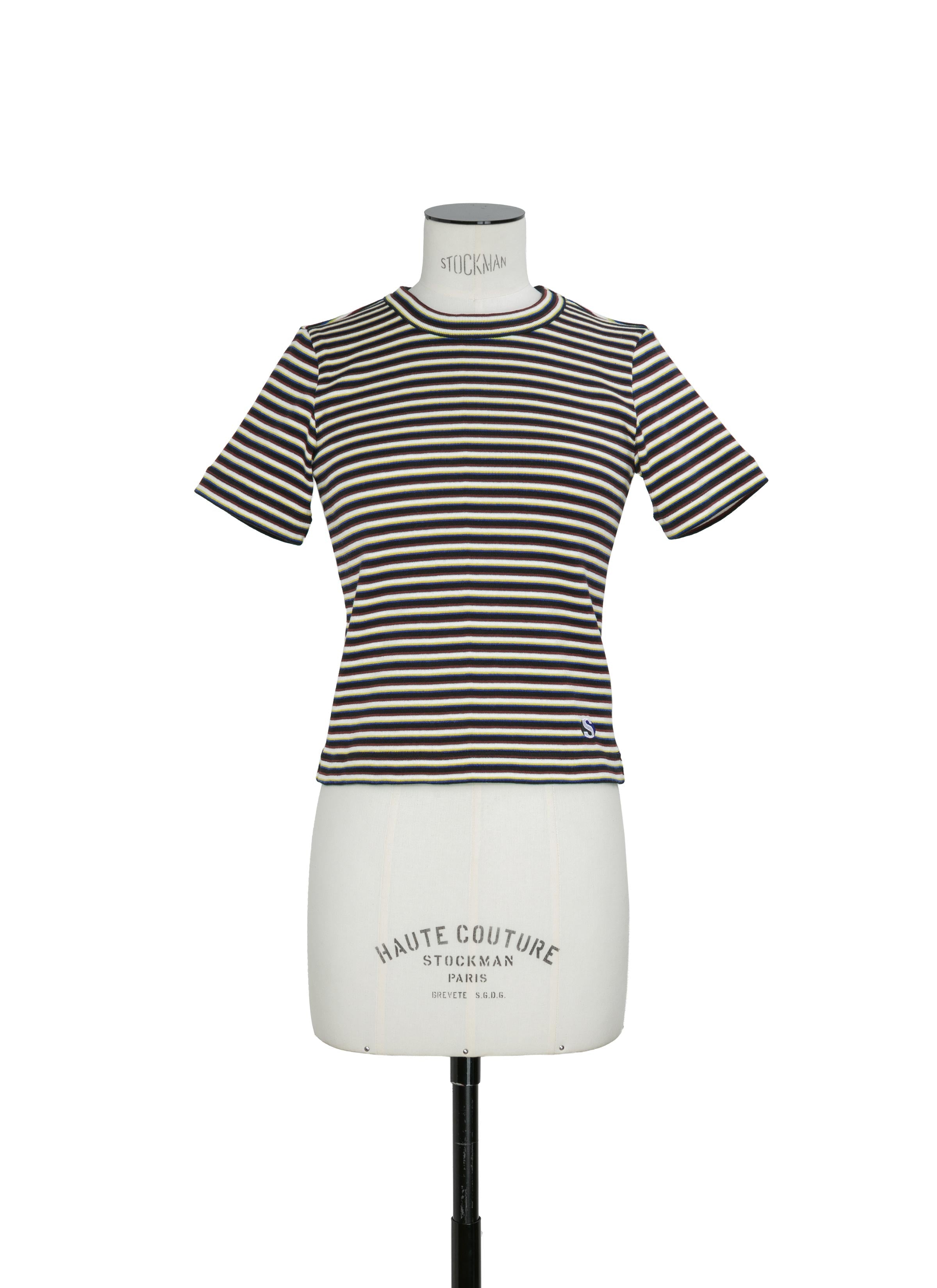 Stripe Cotton Rib T-Shirt
