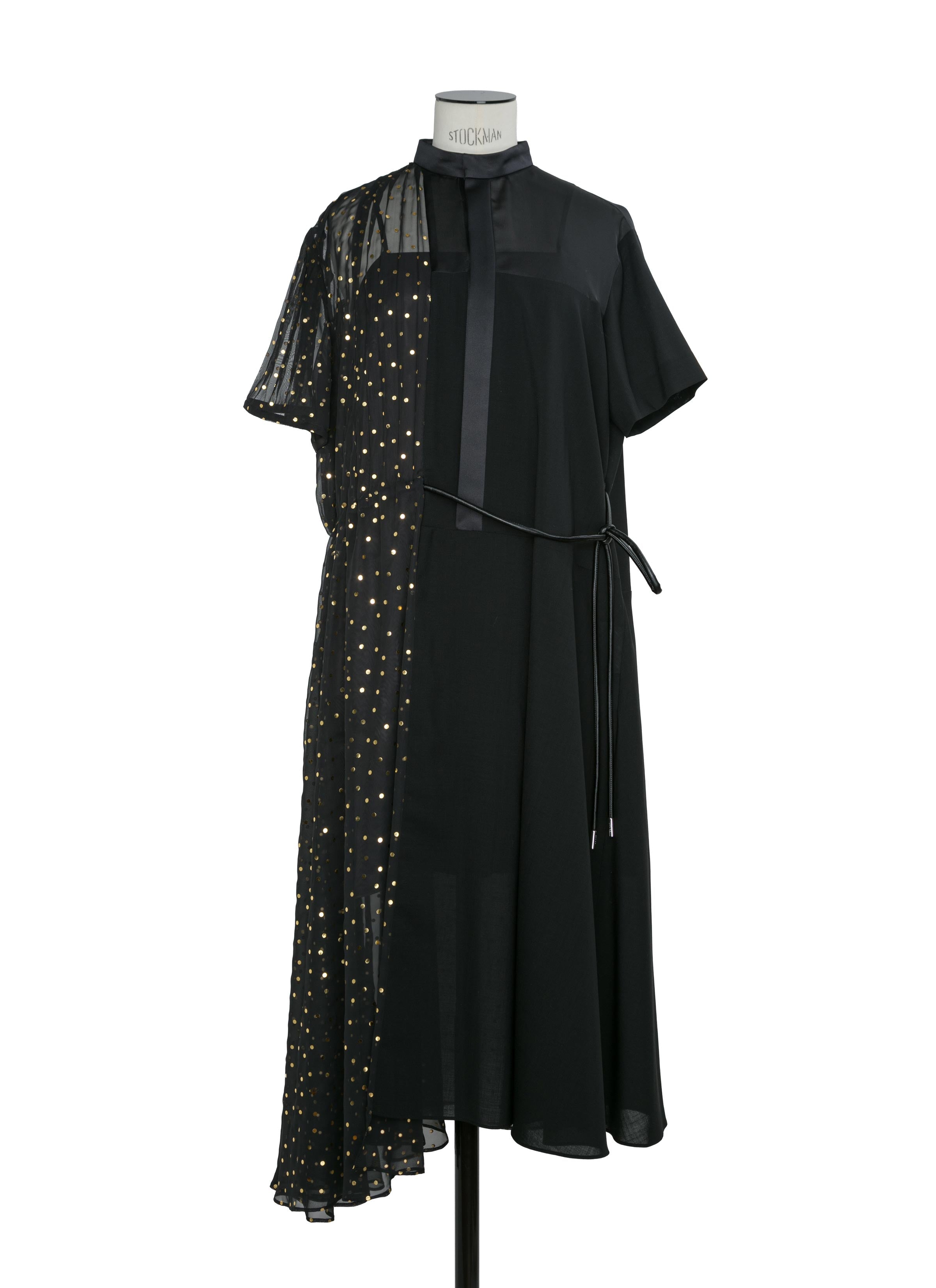 Wool Suiting x Polka Dot Dress