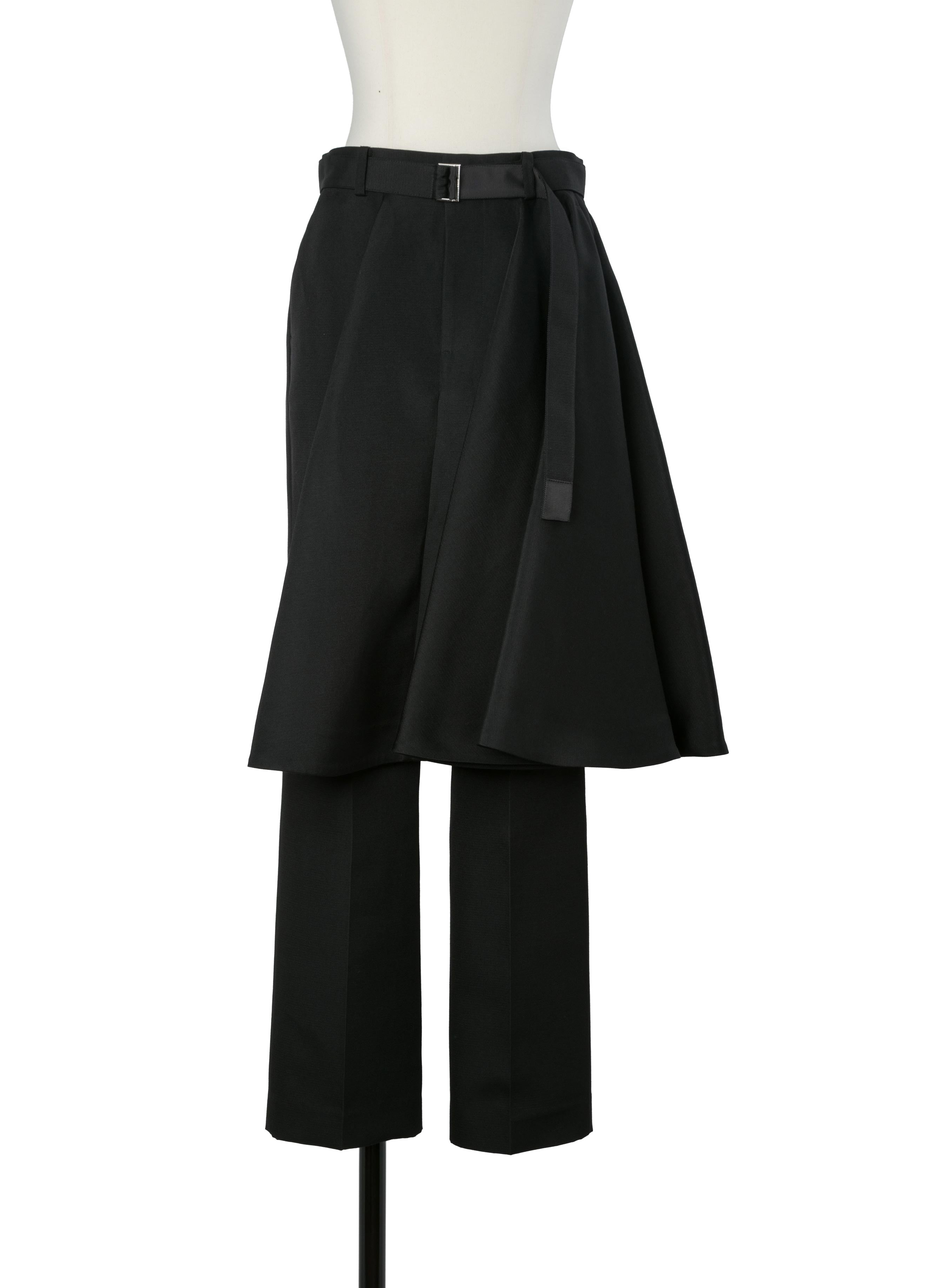 Double-Faced Silk Cotton Pants
