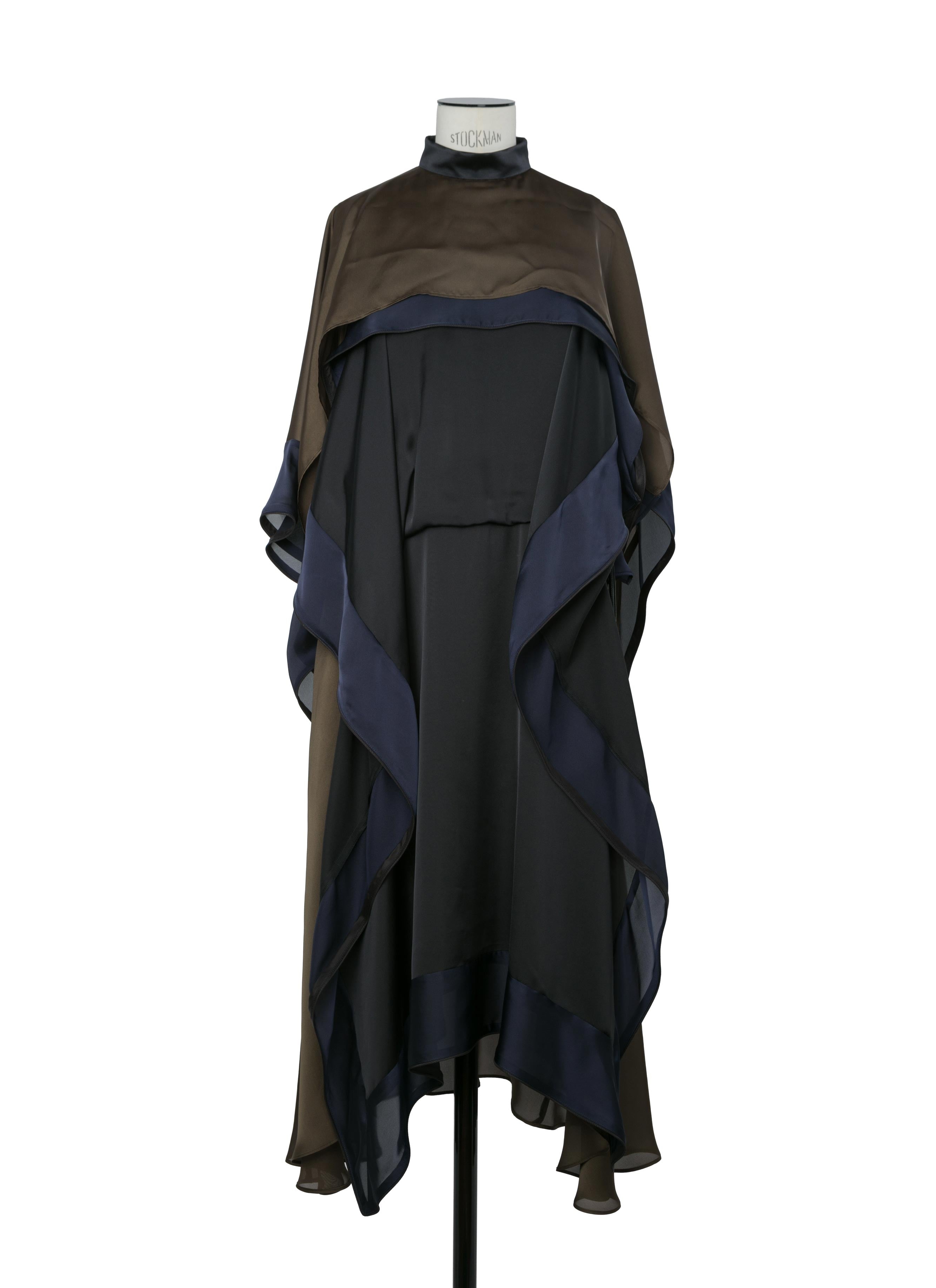 Satin x Chiffon Dress