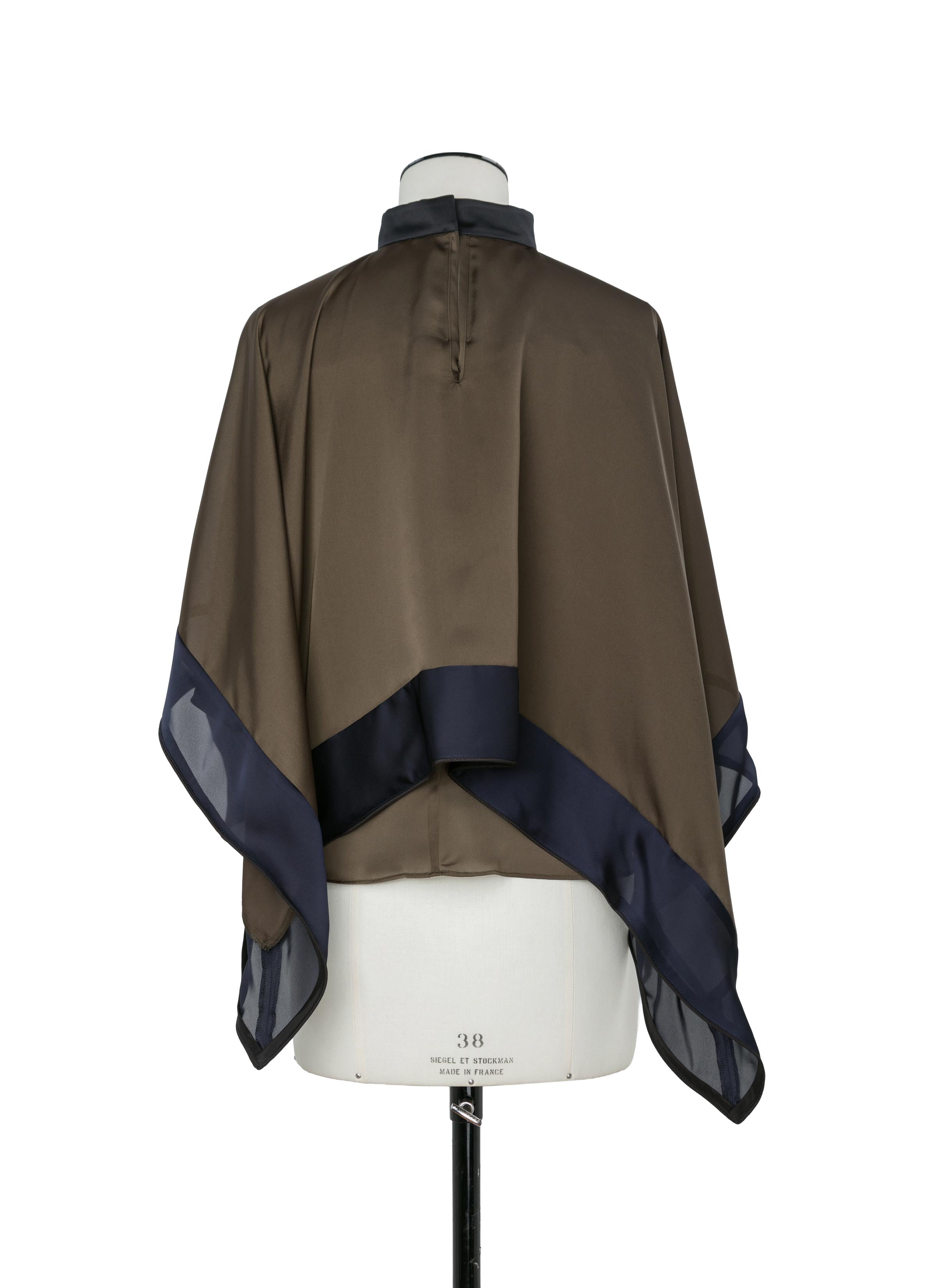 Satin x Chiffon Pullover | sacai Official Store サカイ オフィシャル