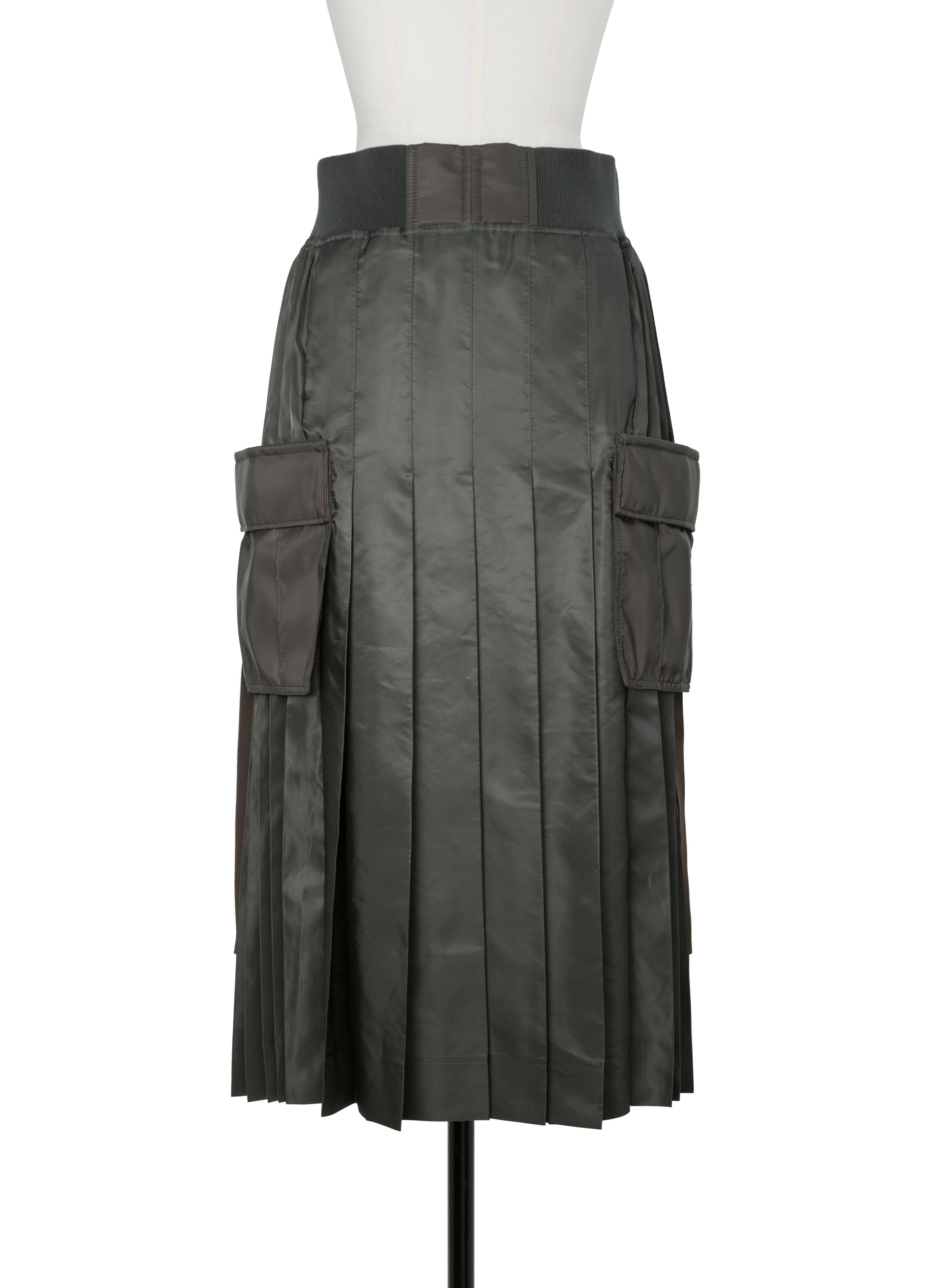Nylon Twill Skirt