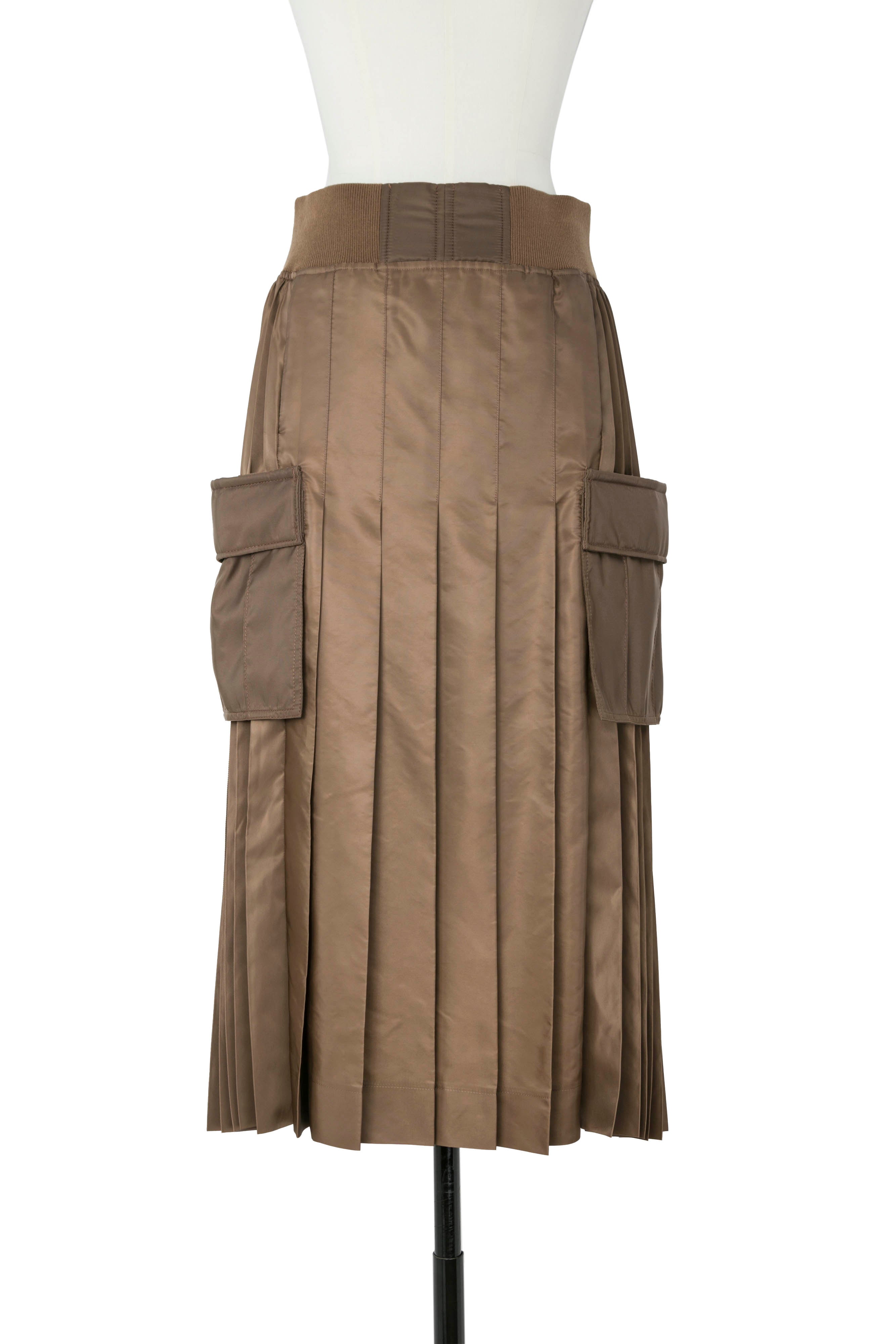 Nylon Twill Skirt