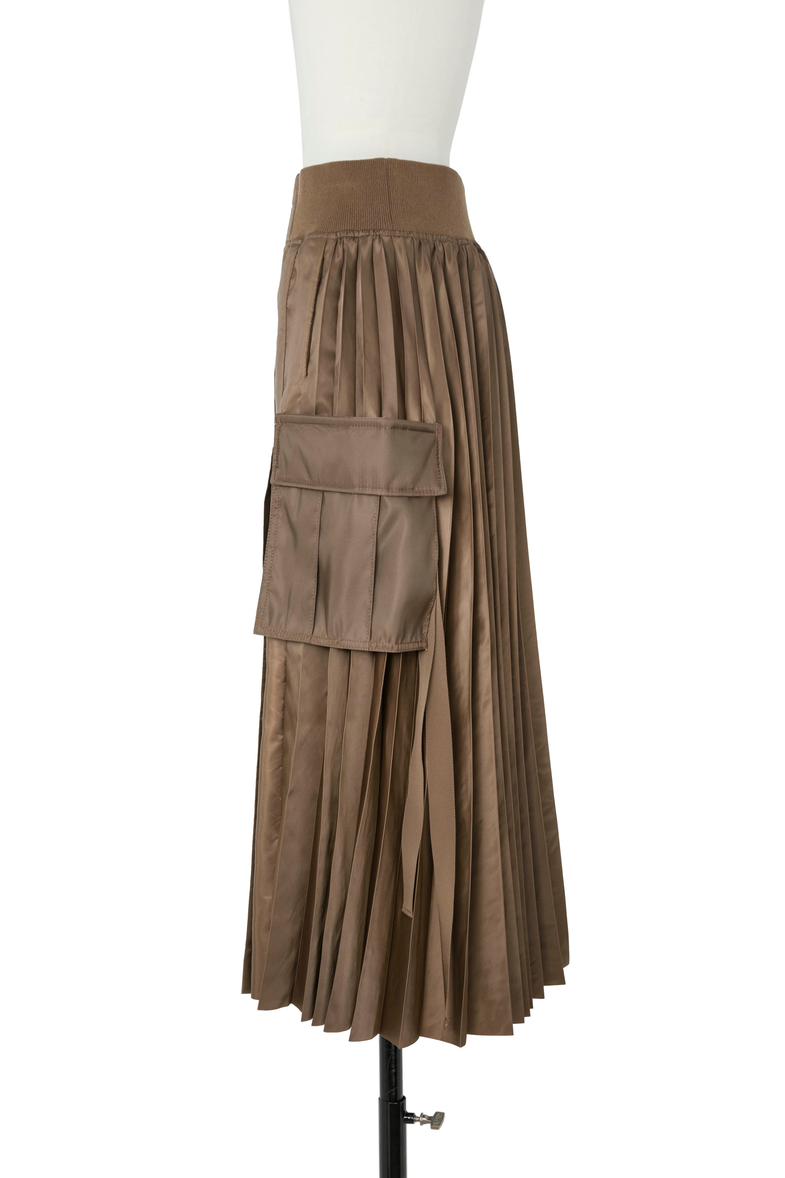 Nylon Twill Skirt