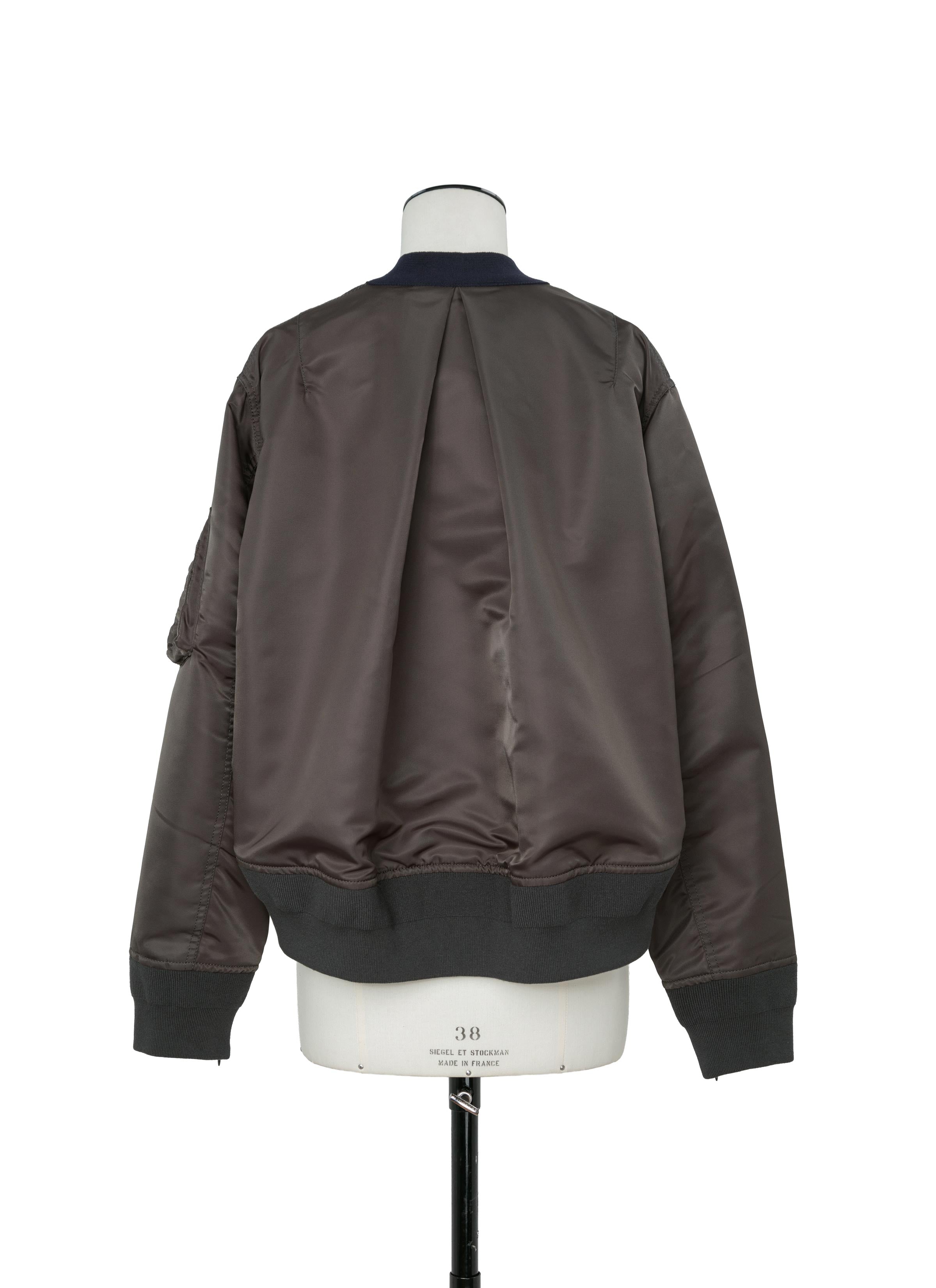 Nylon Twill x Cotton Knit Cardigan | sacai Official Store サカイ
