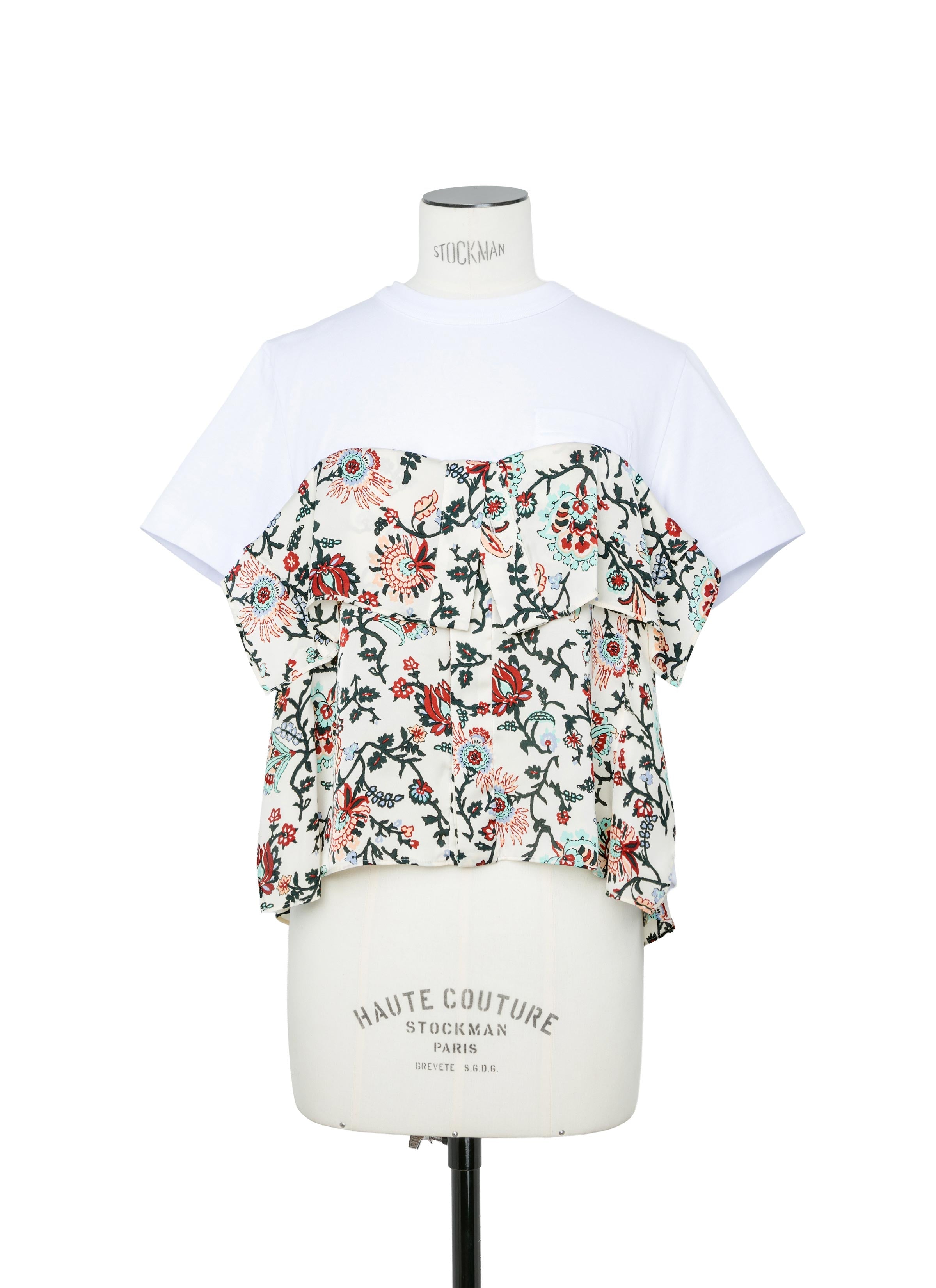 Floral Print x Cotton Jersey T-Shirt