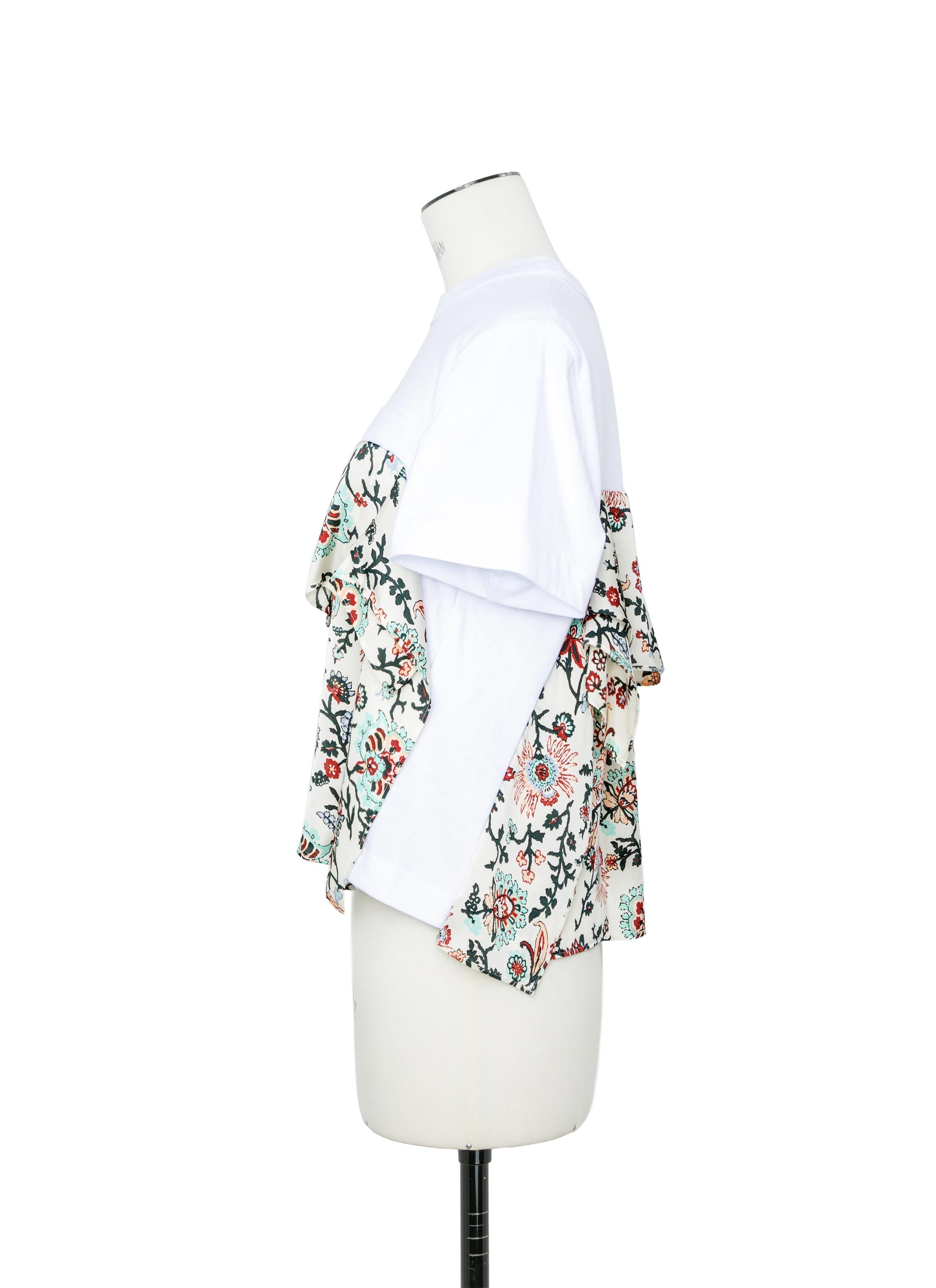 Floral Print x Cotton Jersey T-Shirt