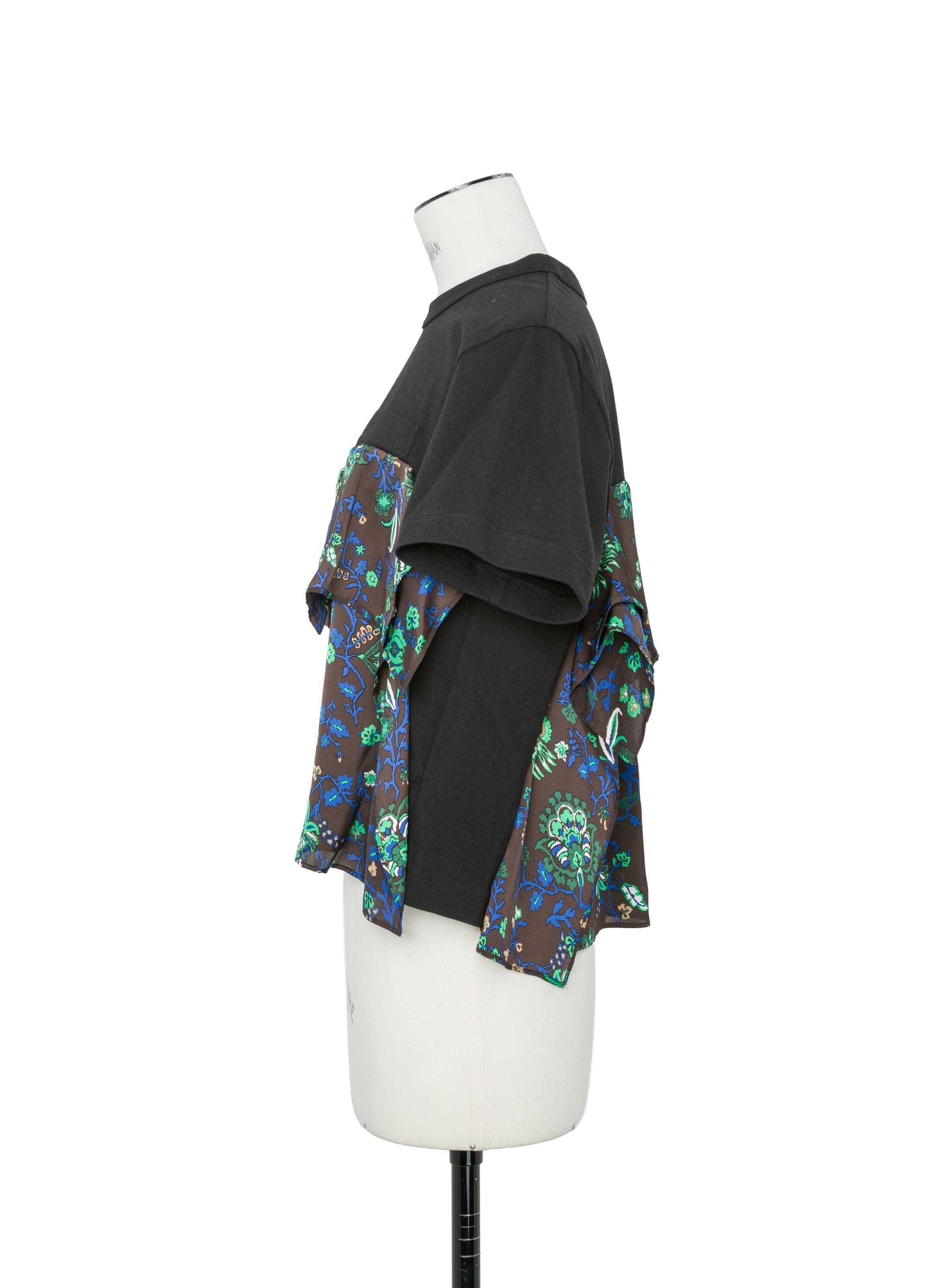 Floral Print x Cotton Jersey T-Shirt