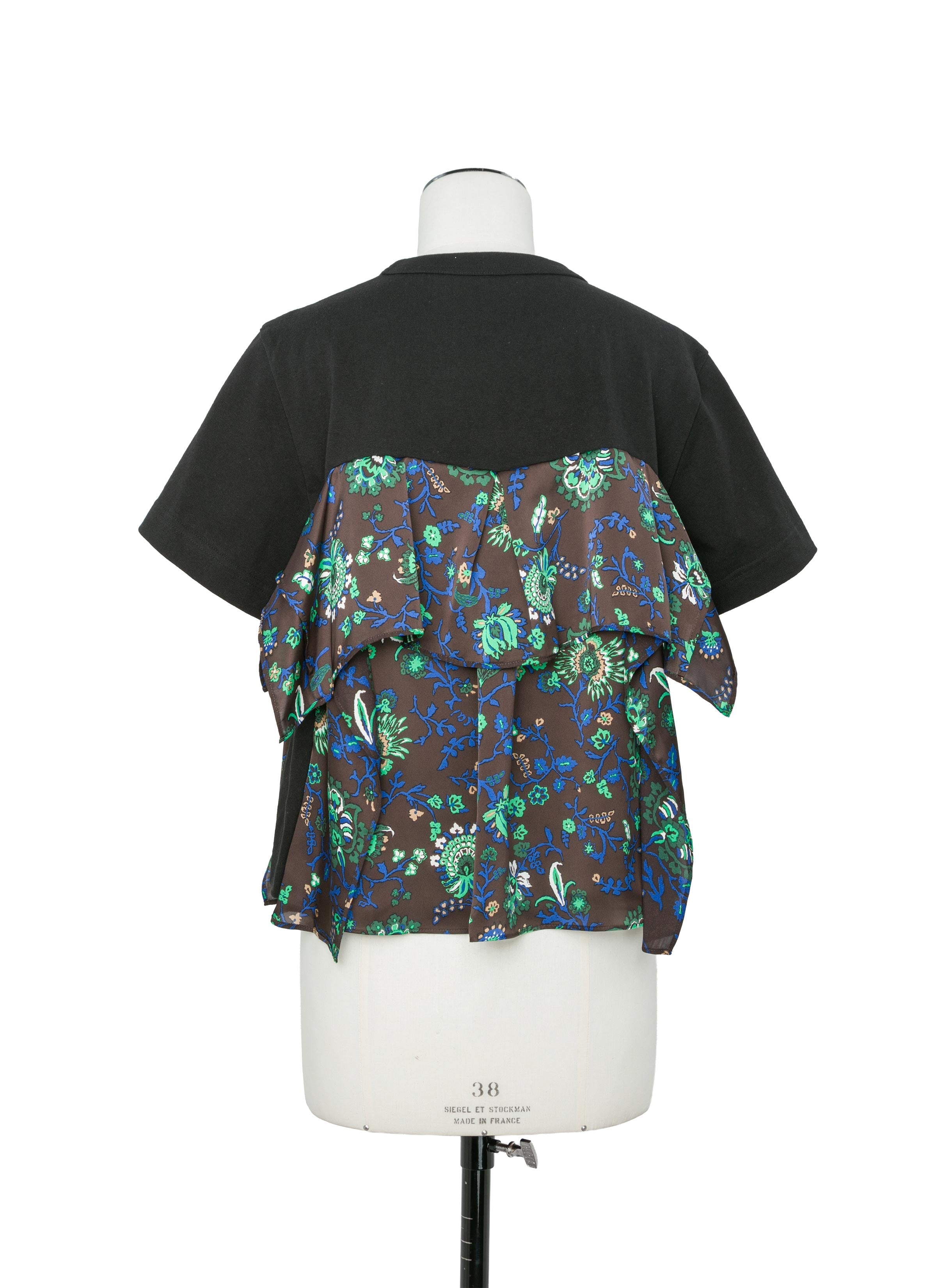 Floral Print x Cotton Jersey T-Shirt