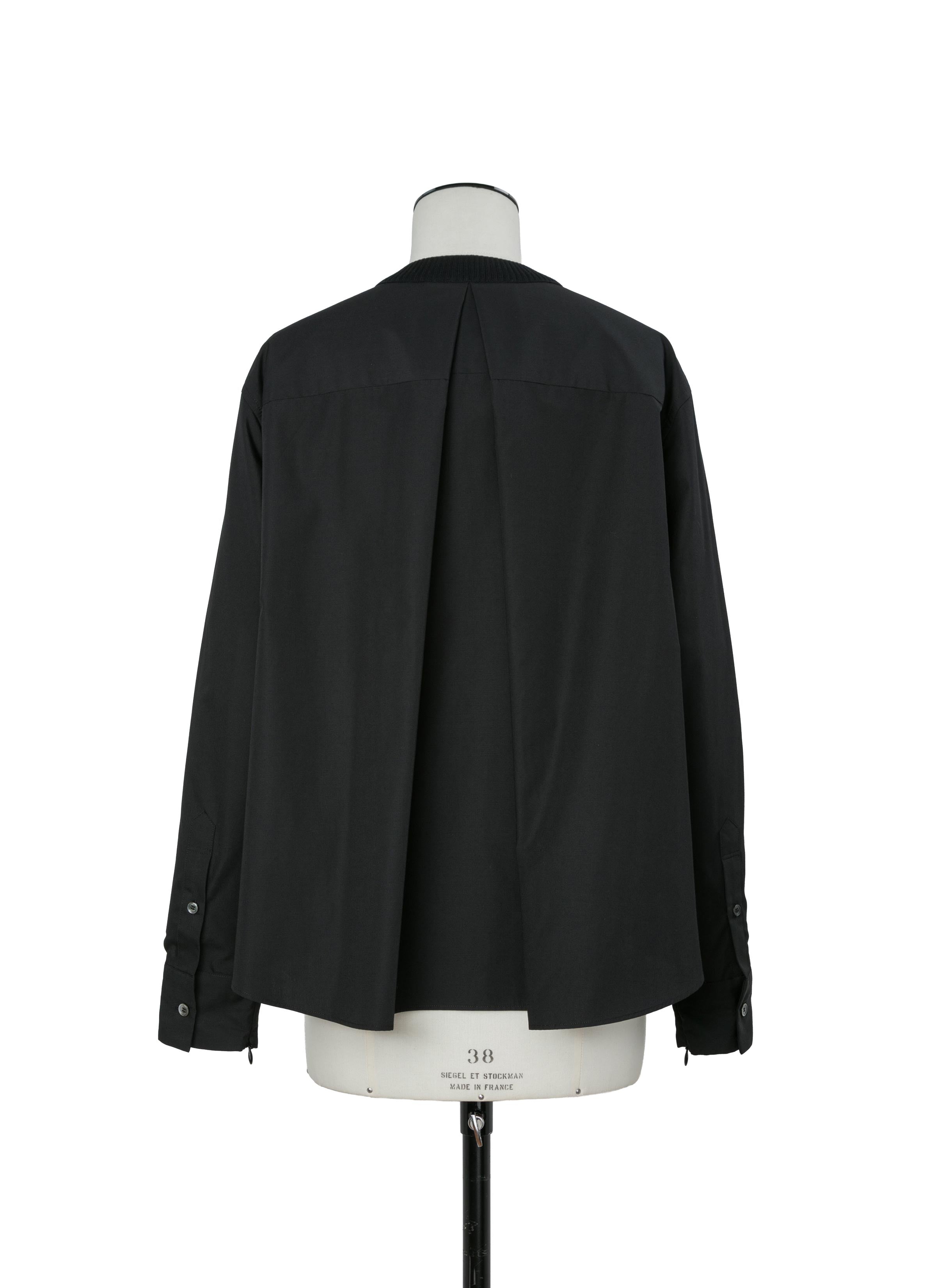 Poplin x Cotton Knit Pullover | sacai Official Store サカイ