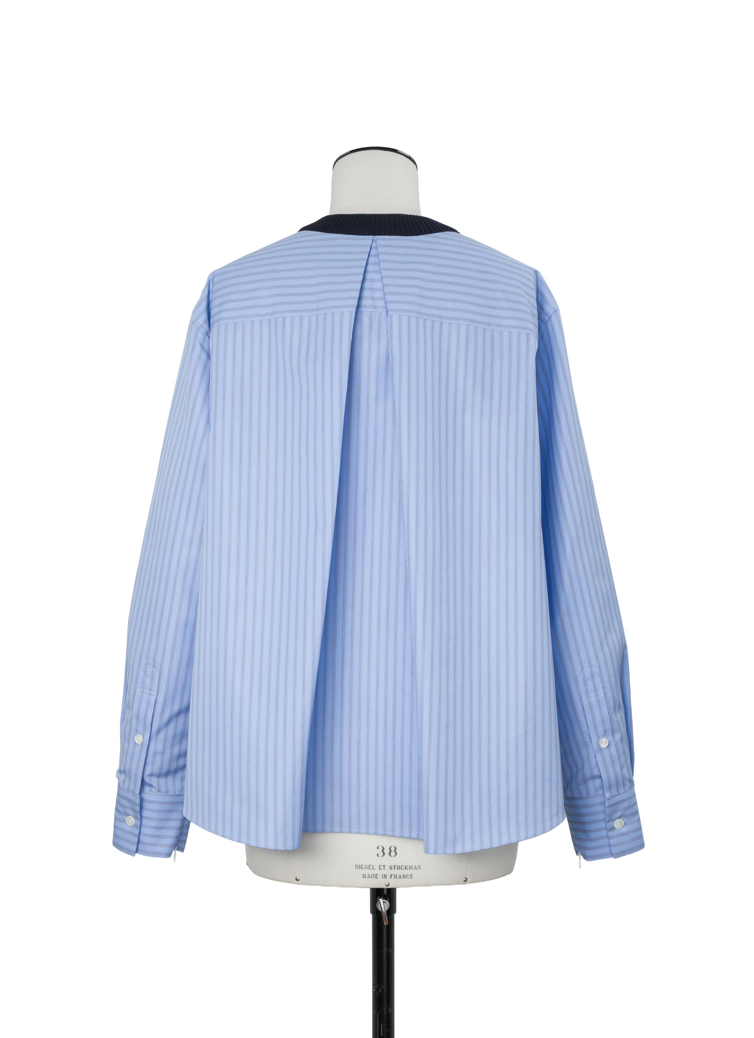 Poplin x Cotton Knit Pullover | sacai Official Store サカイ