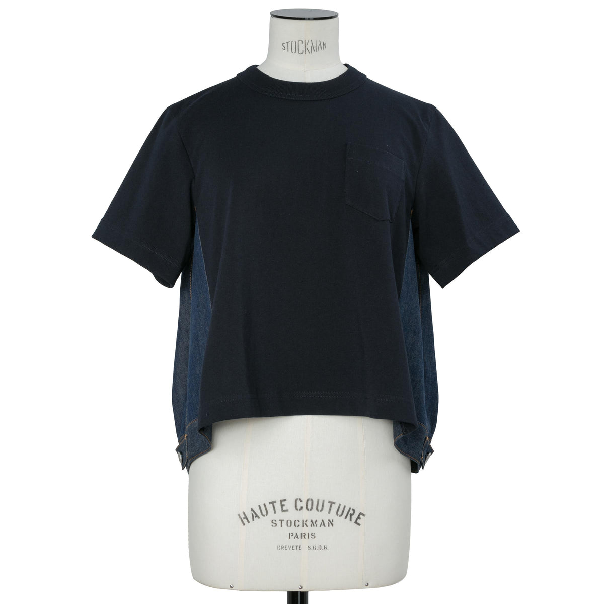 Denim x Cotton Jersey T-Shirt | sacai Official Store サカイ 