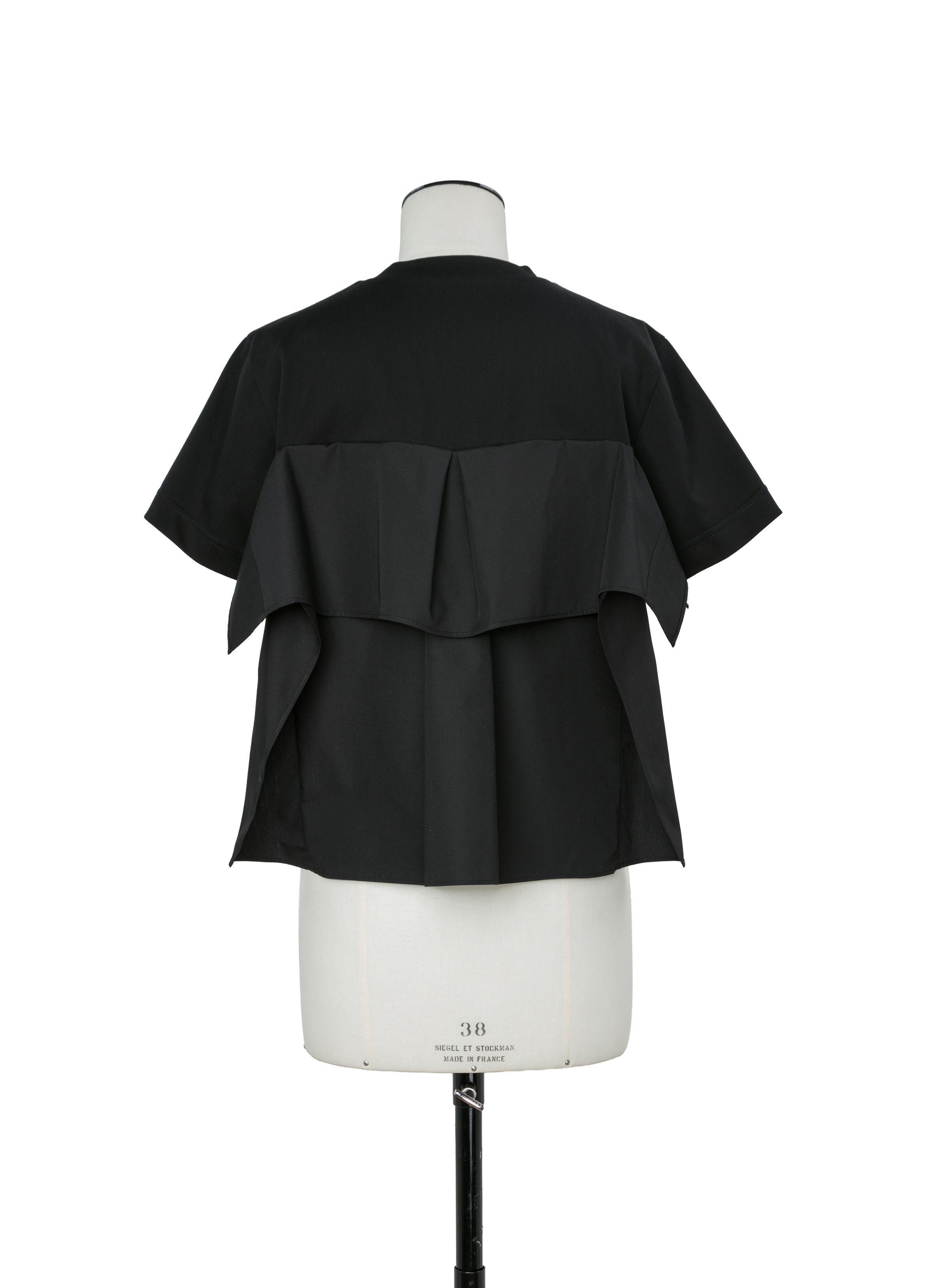 Poplin x Cotton Jersey T-Shirt