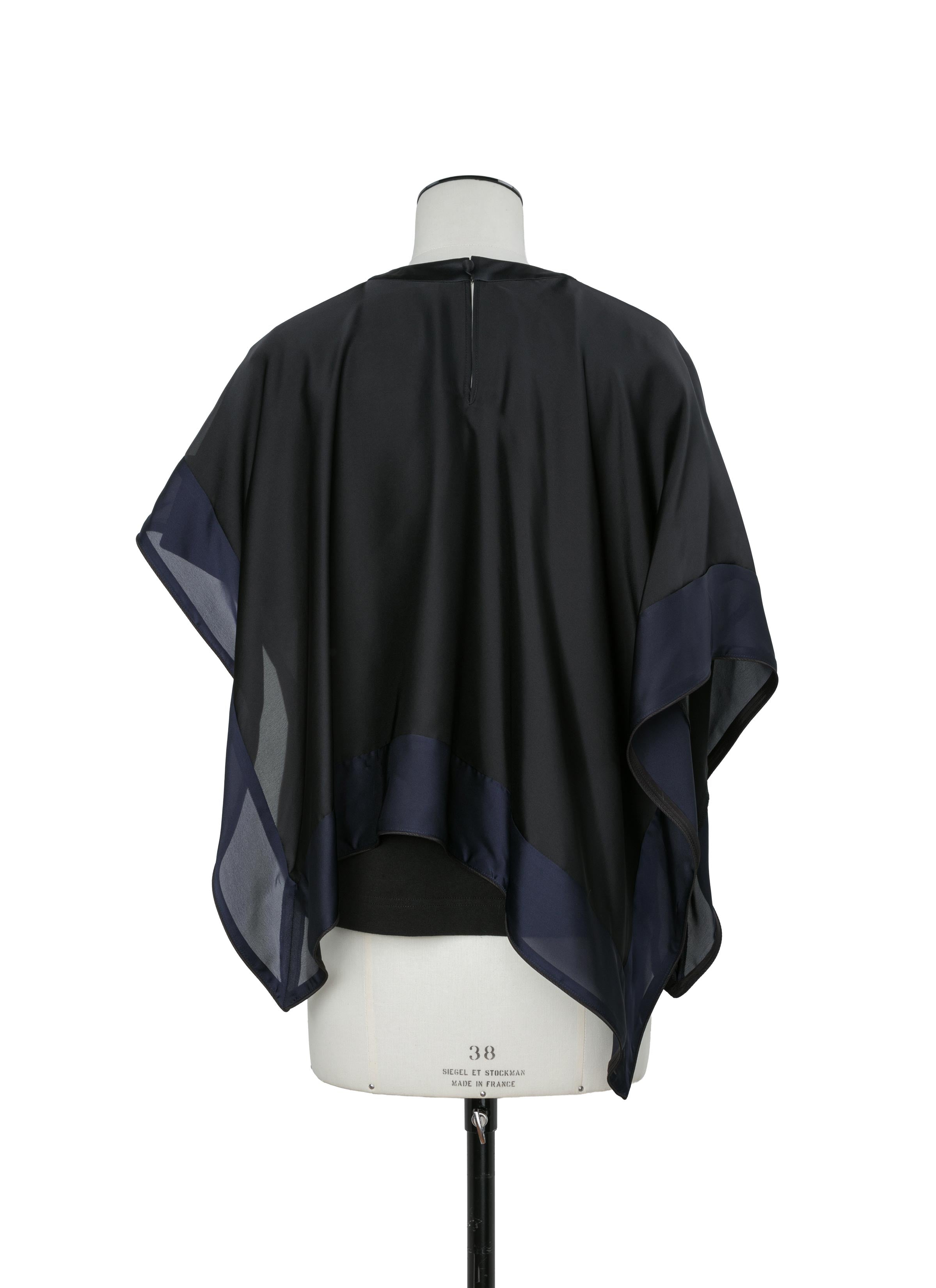 Satin x Cotton Jersey T-Shirt