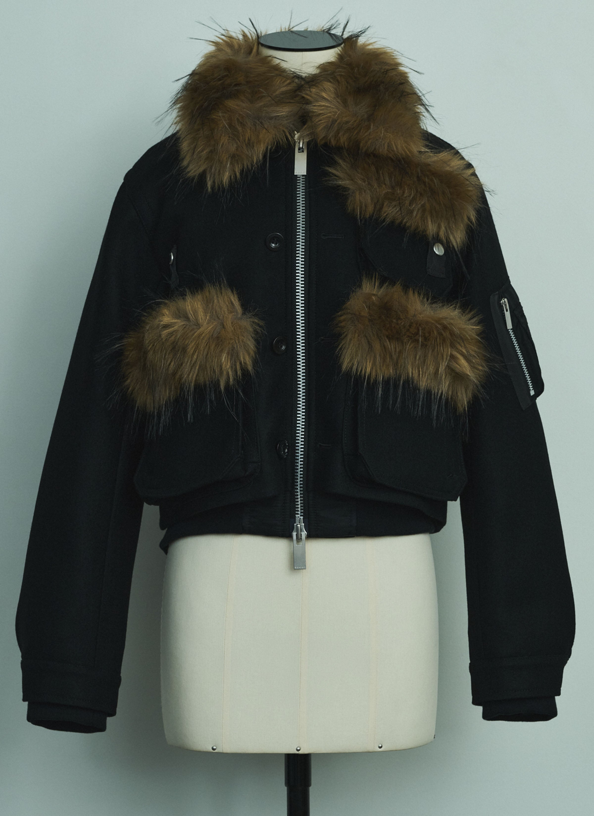 Wool Melton Blouson