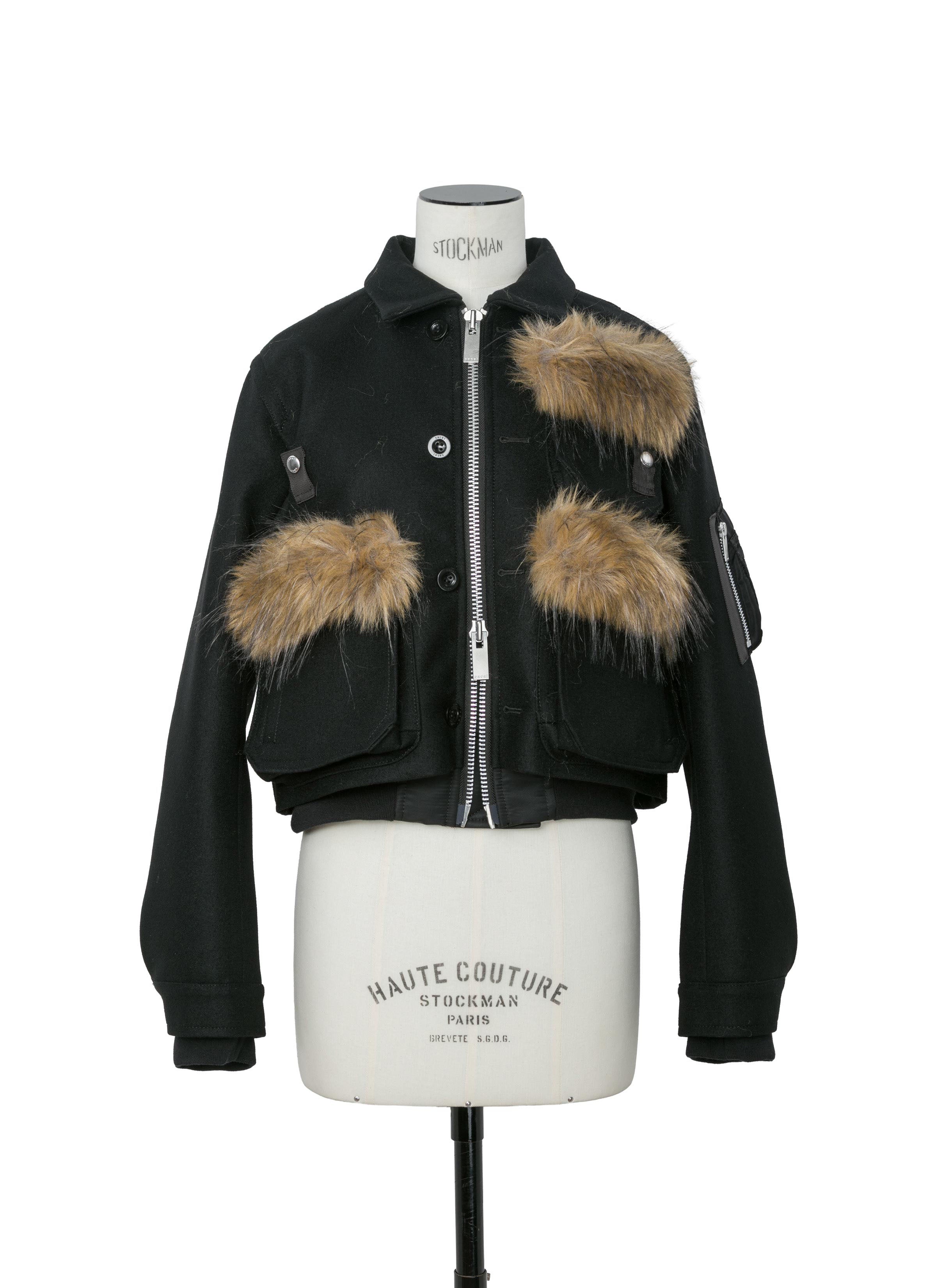 Wool Melton Blouson