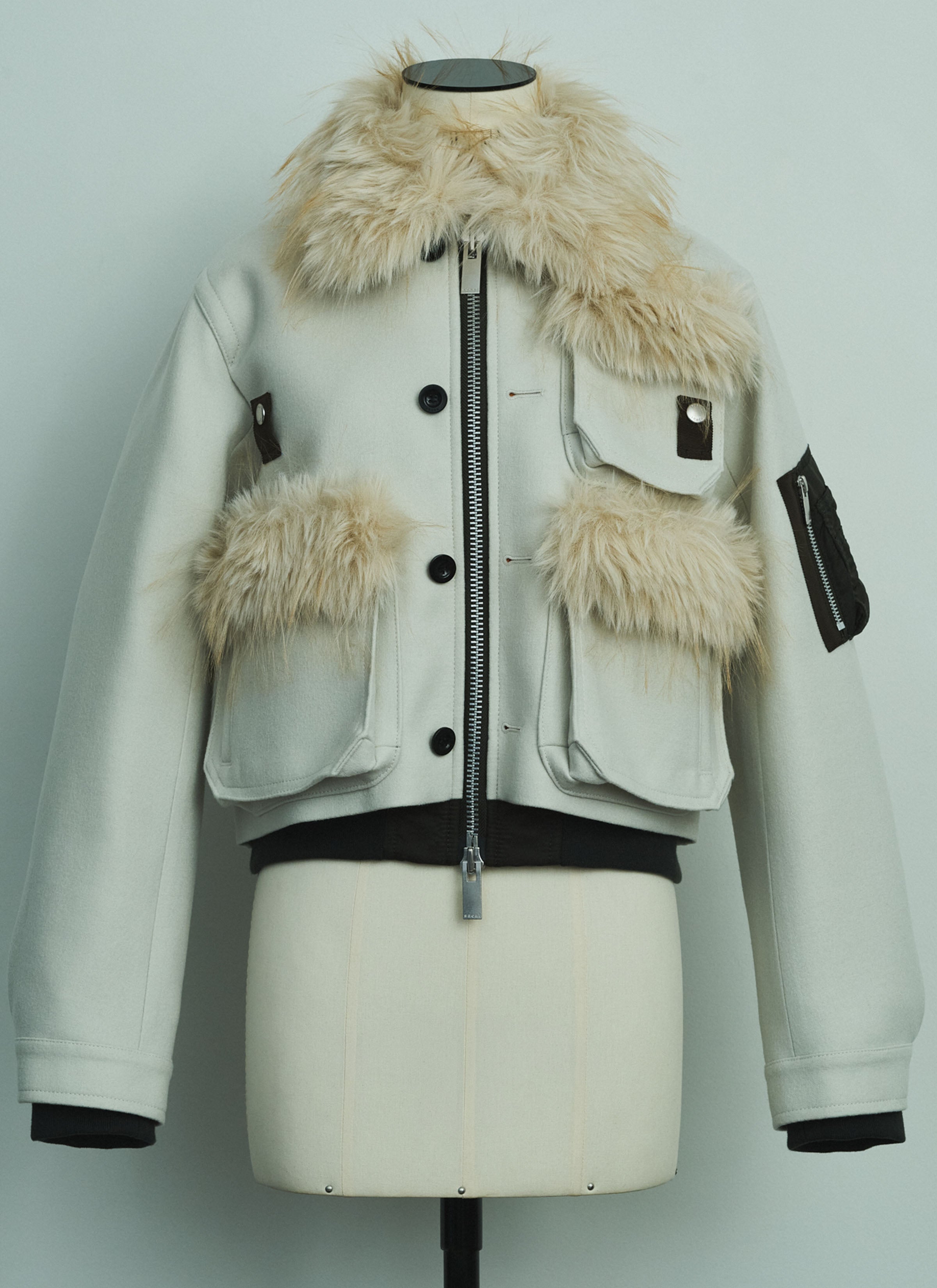 Wool Melton Blouson