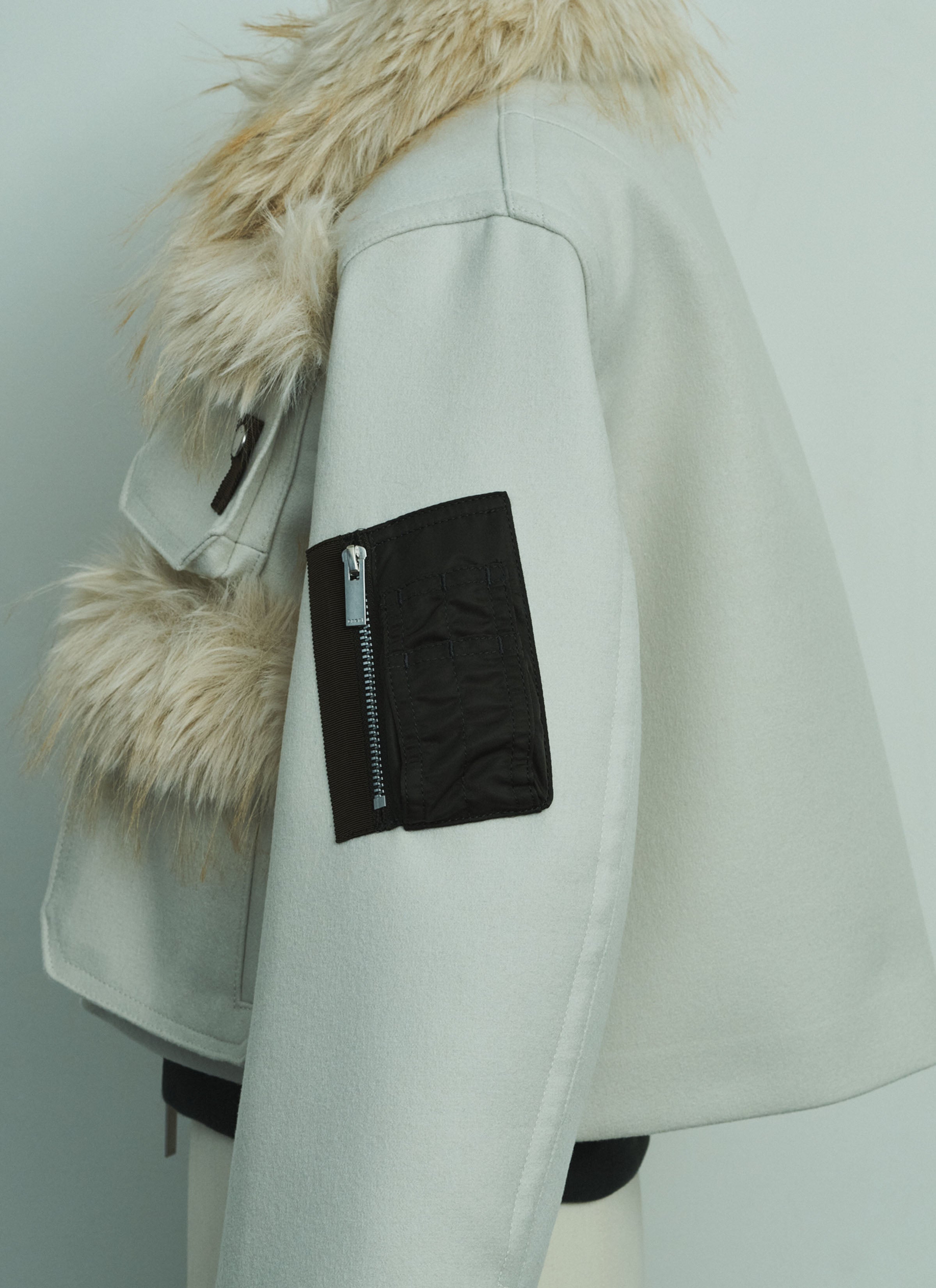 Wool Melton Blouson