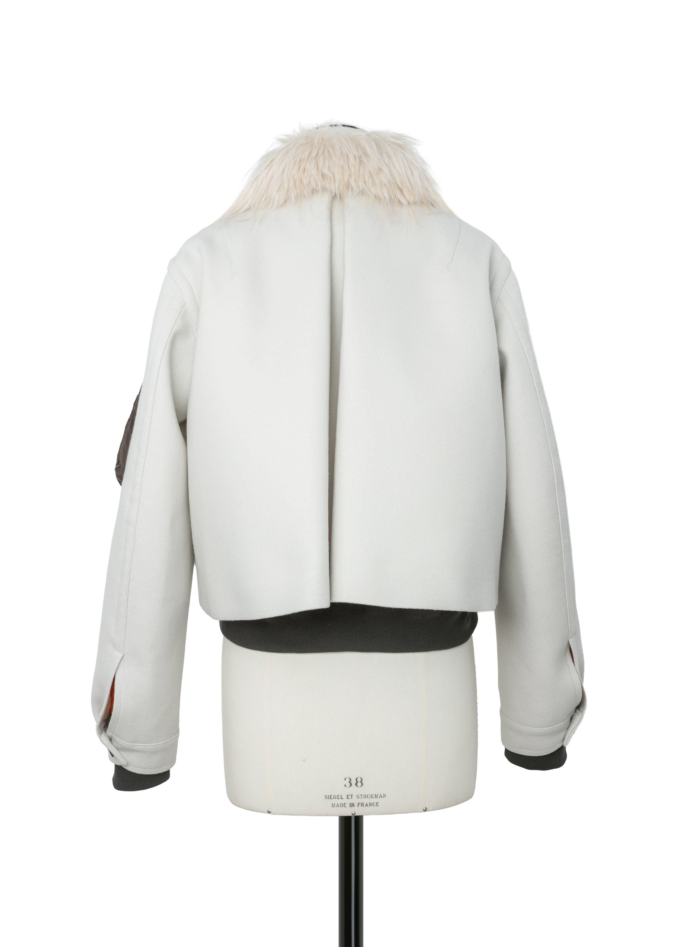 Wool Melton Blouson | sacai Official Store サカイ オフィシャル