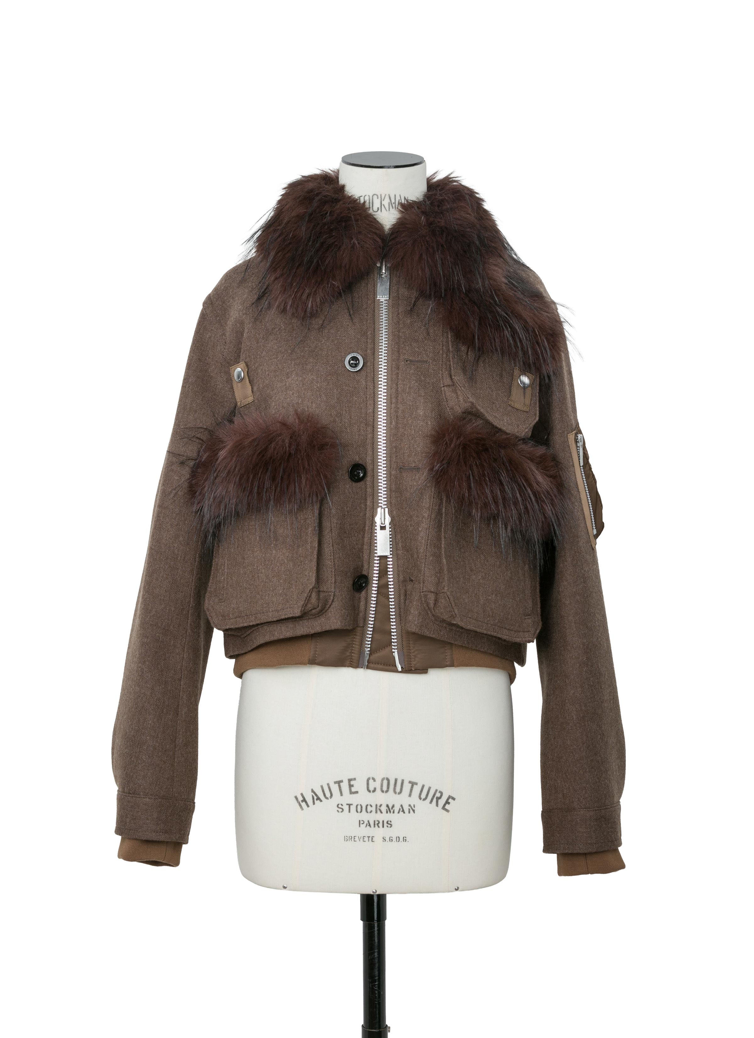 Wool Melton Blouson