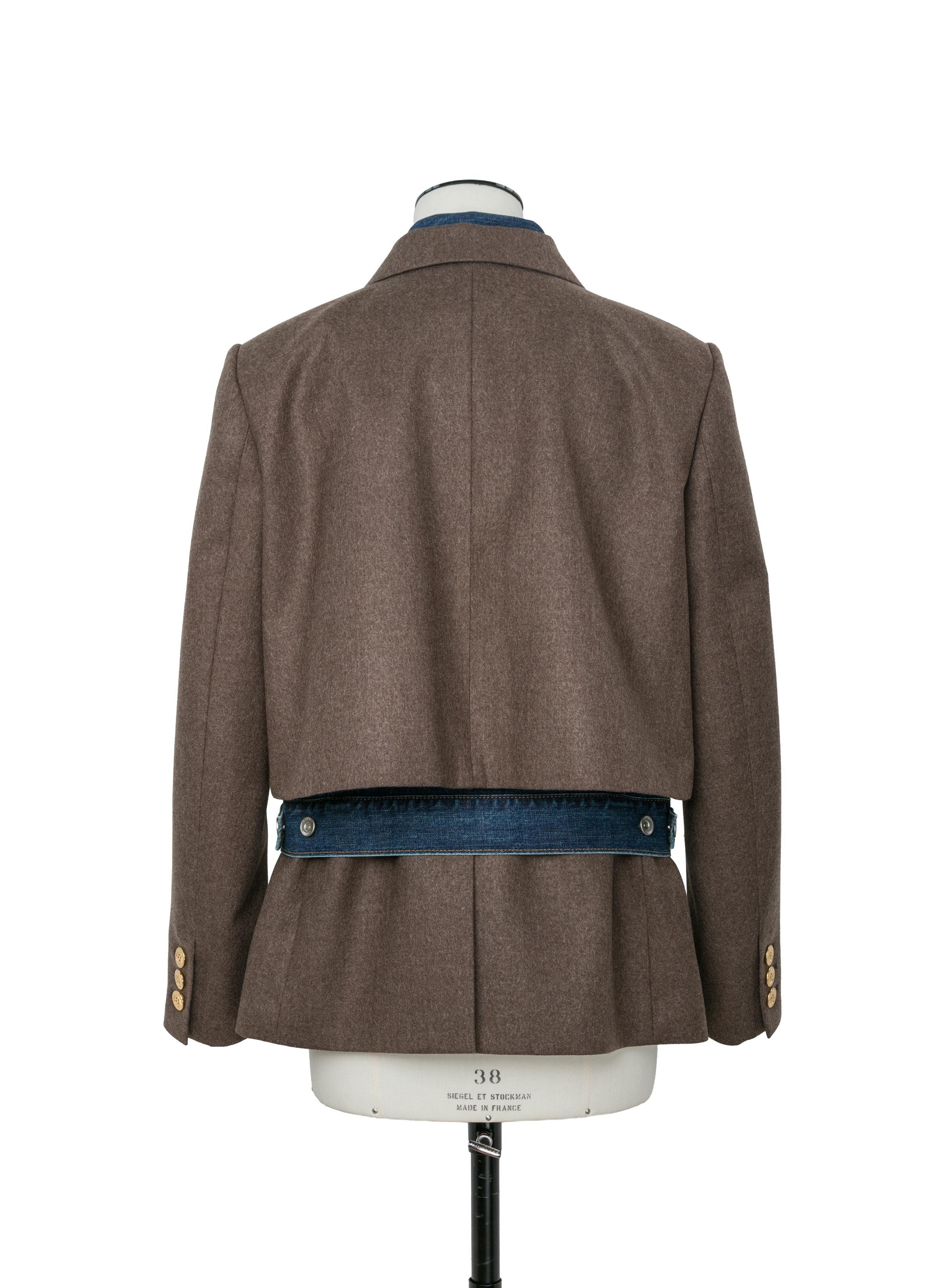 Wool Flannel x Denim Jacket