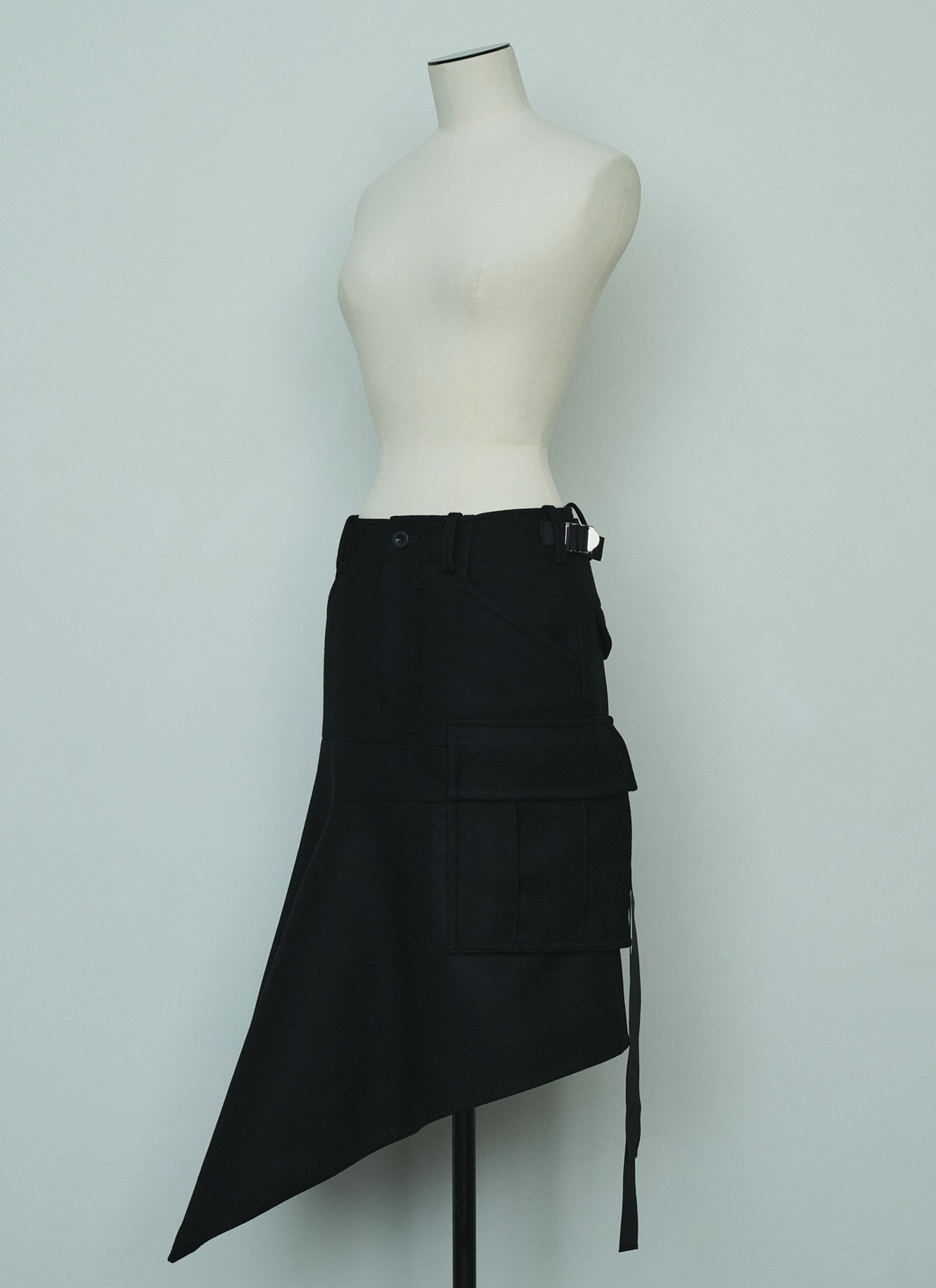 Wool Melton Skirt