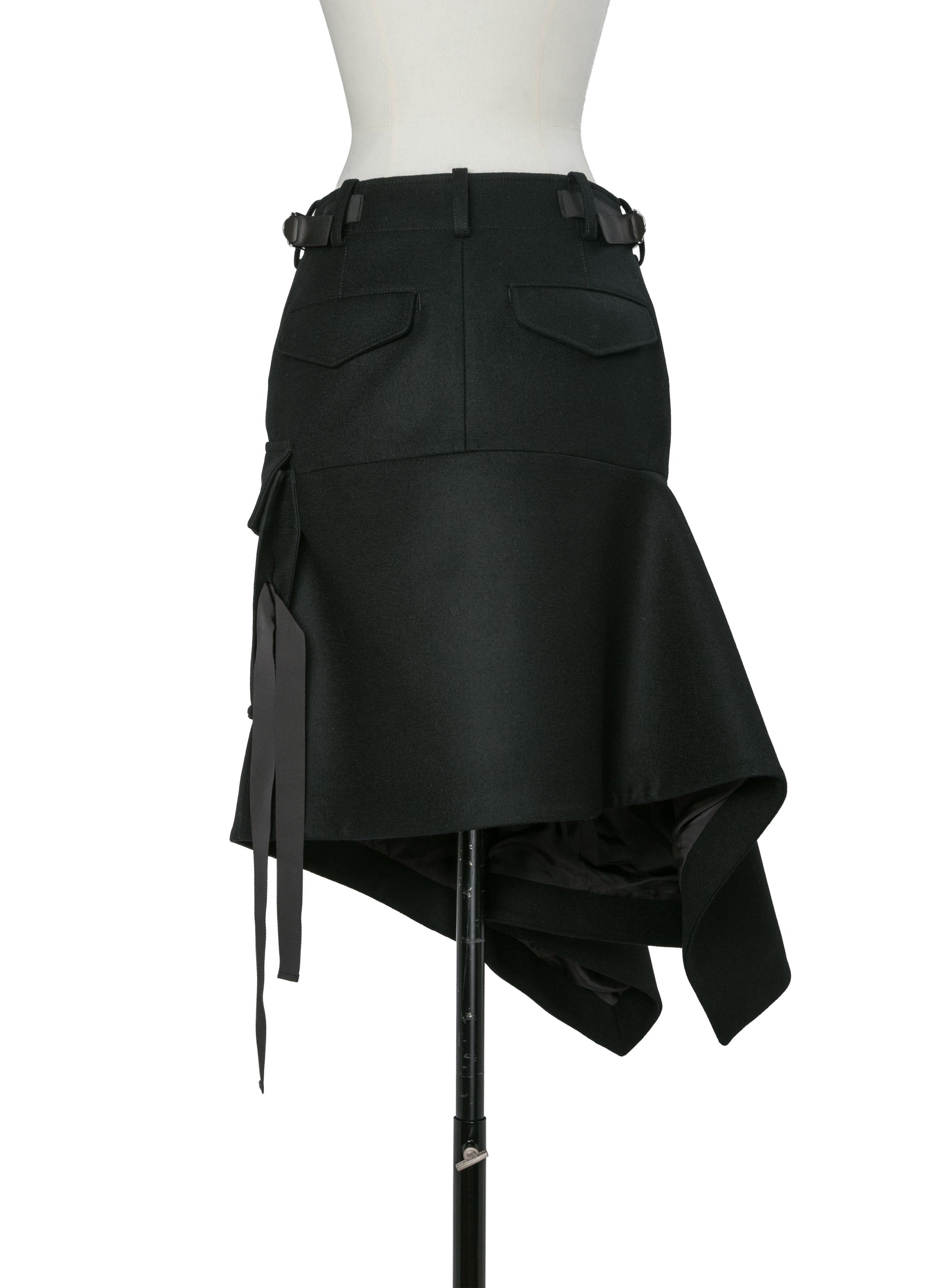 Wool Melton Skirt | sacai Official Store サカイ オフィシャル