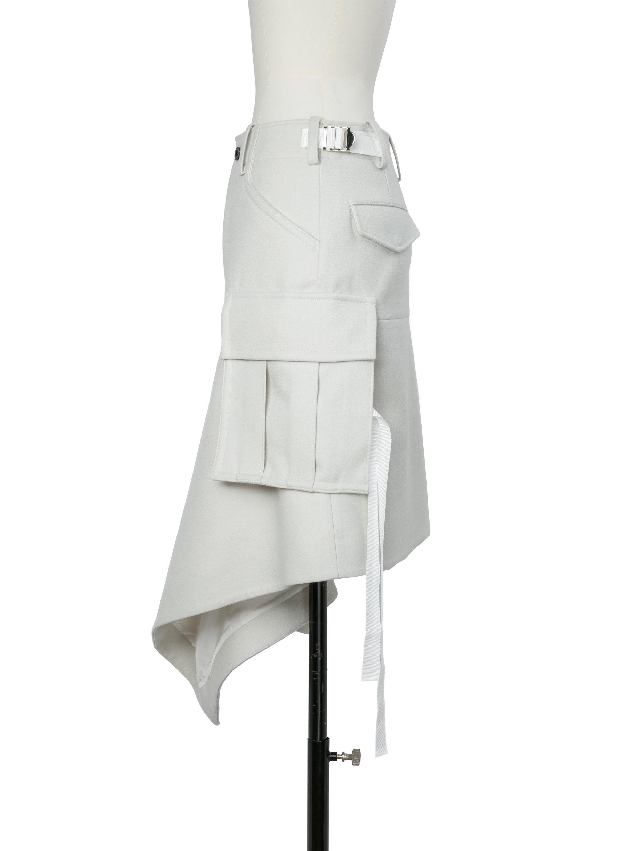 Wool Melton Skirt