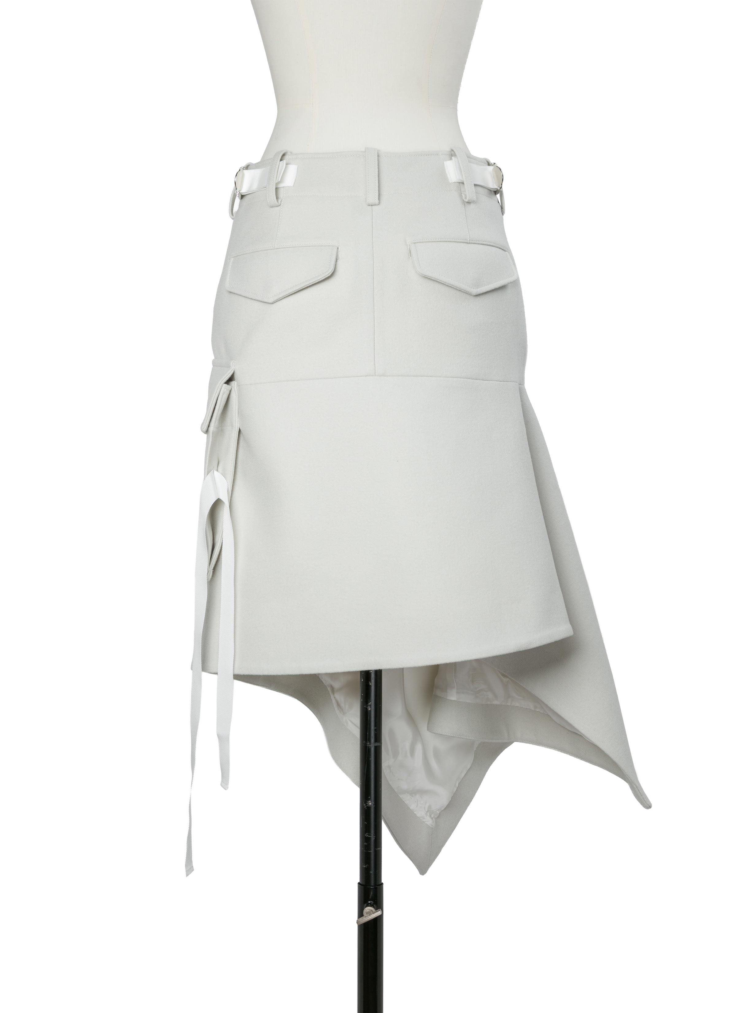 Wool Melton Skirt