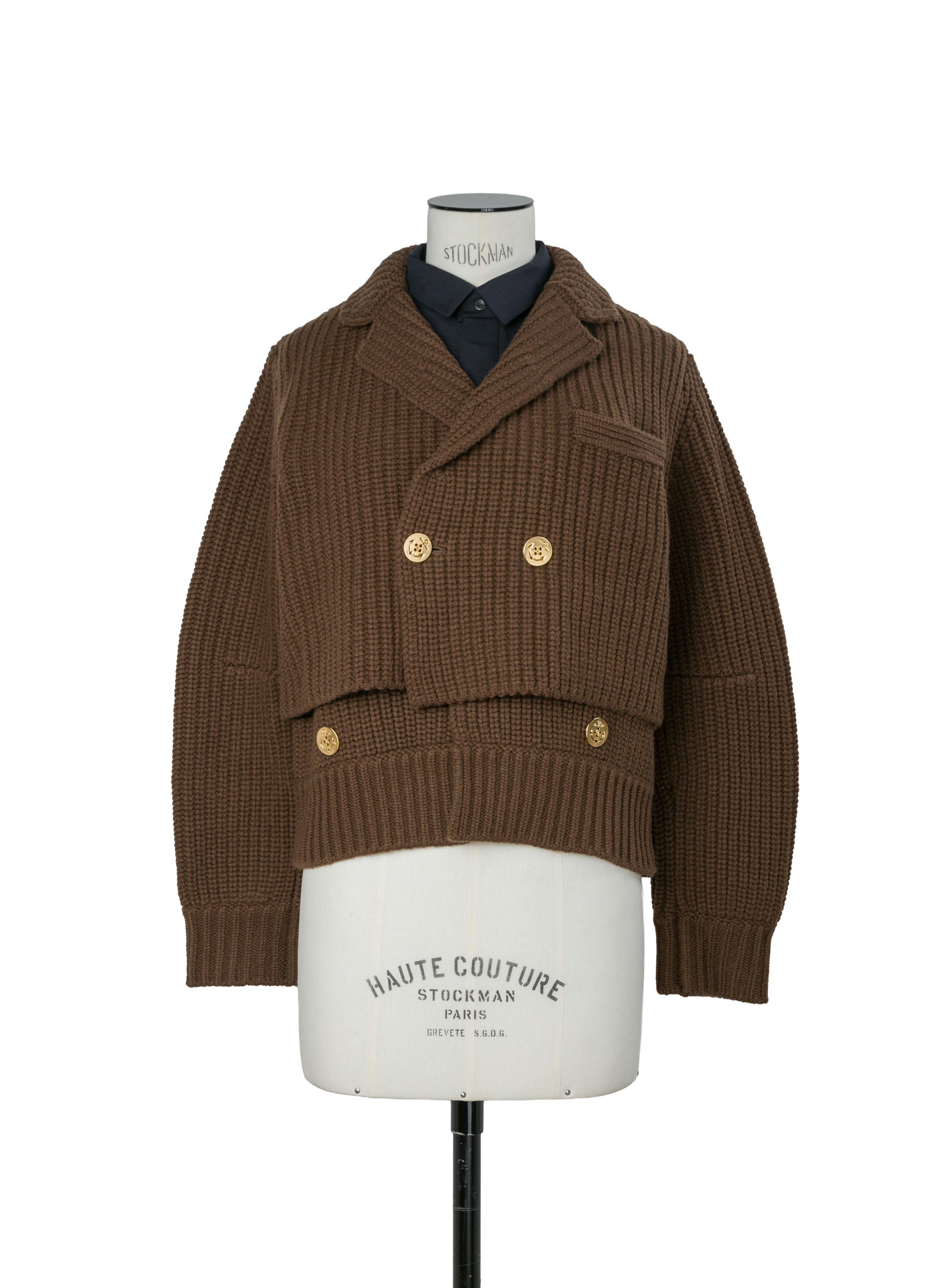 sacai 21AW Wool Knit × Suiting Jacket 2 Wool Knit x Suiting Jacket | sacai Official Store サカイ オフィシャル