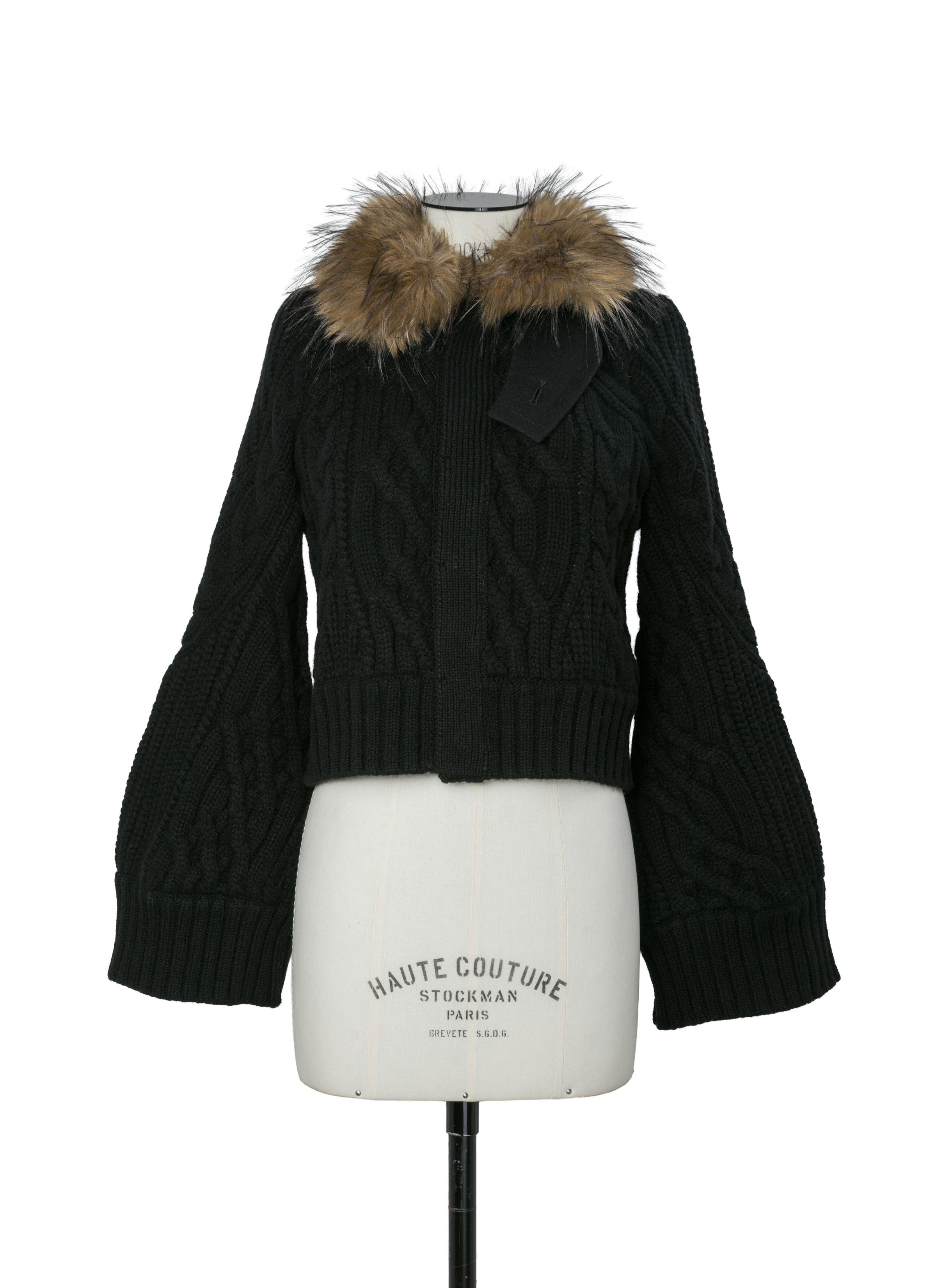 Wool Knit Blouson