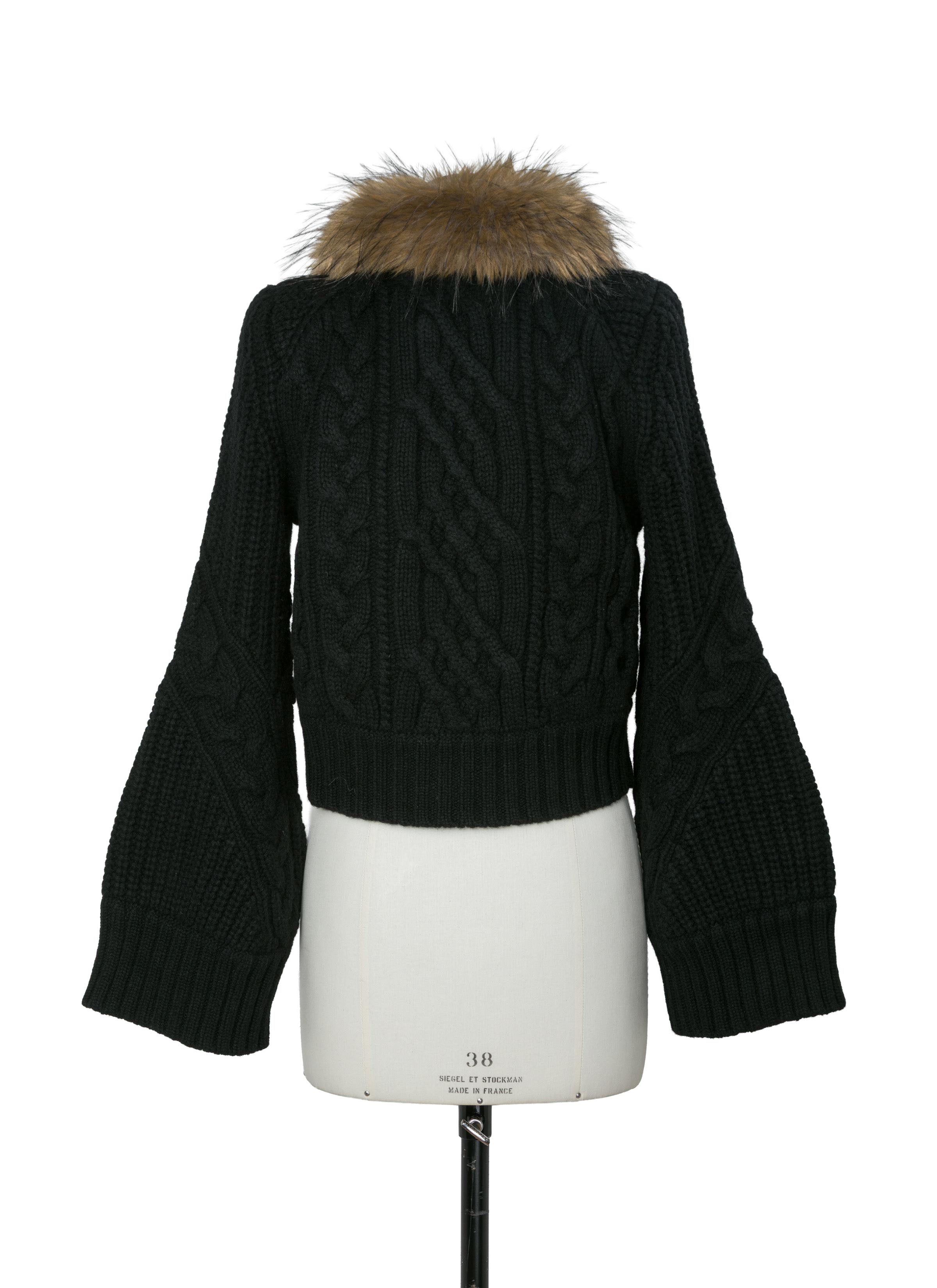 Wool Knit Blouson