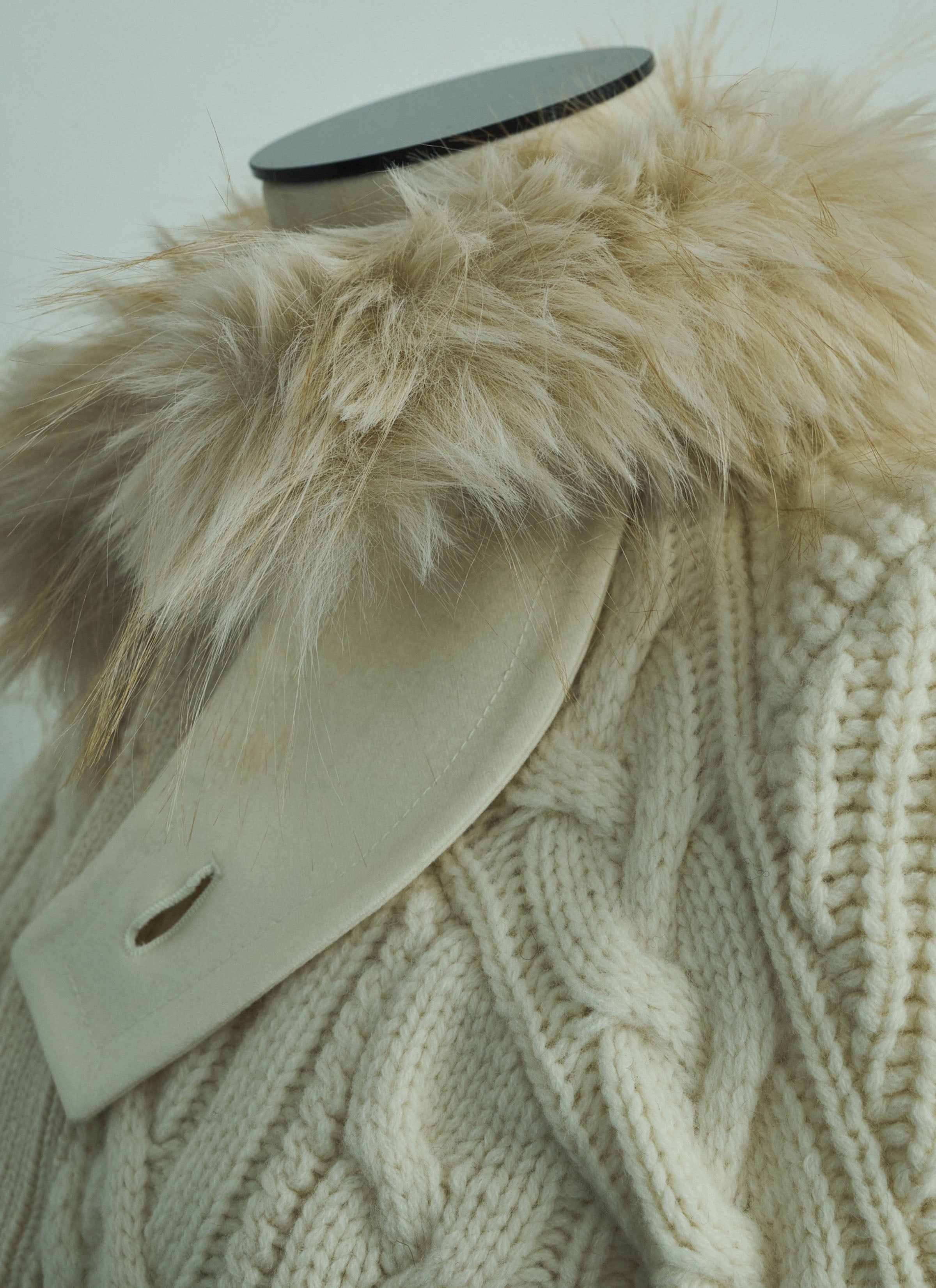 Wool Knit Blouson