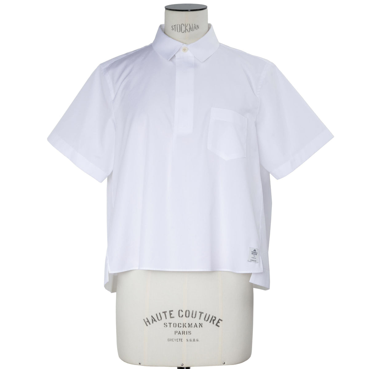 Thomas Mason / Cotton Poplin Polo Shirt | sacai Official Store 