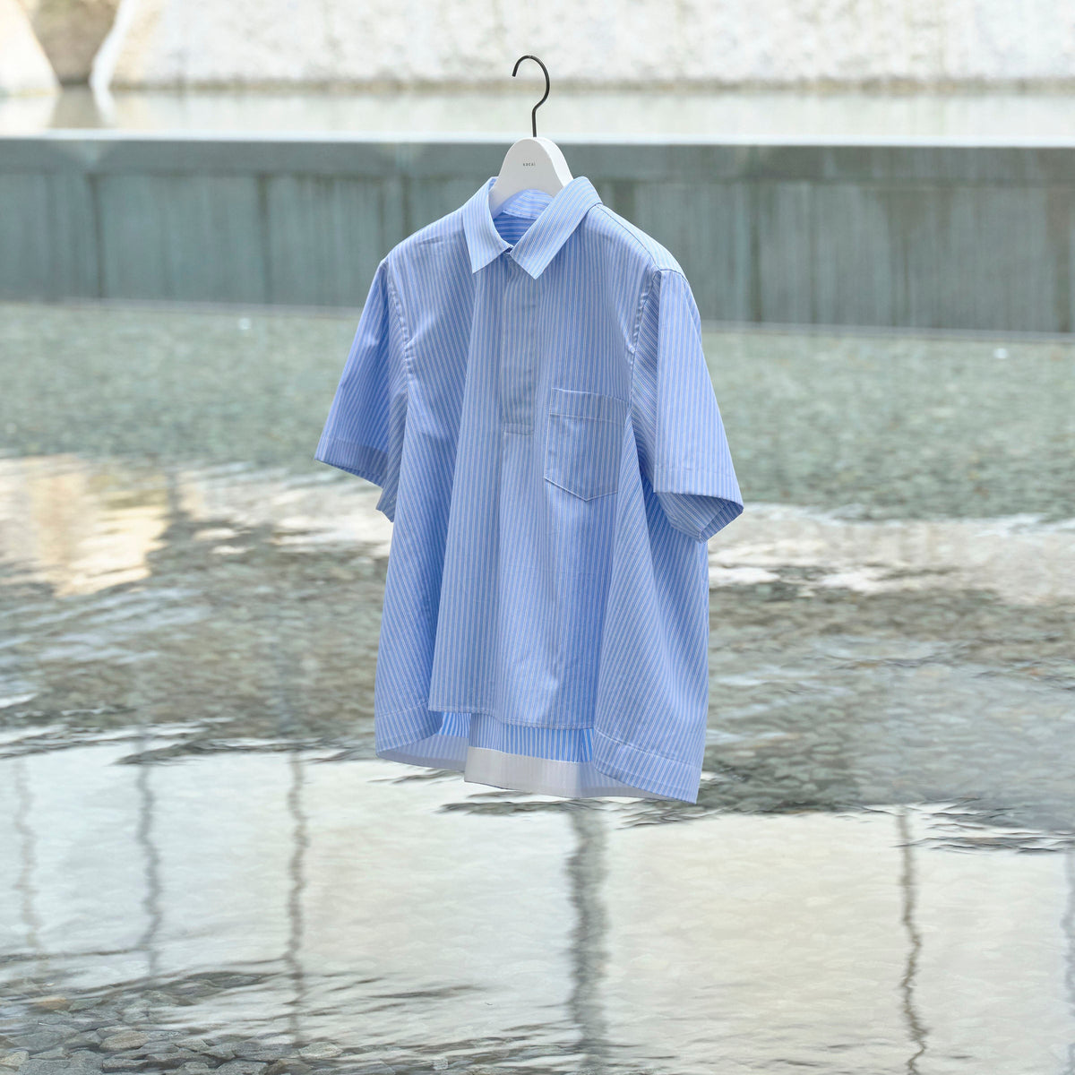 Thomas Mason / Cotton Poplin Polo Shirt | sacai Official Store 