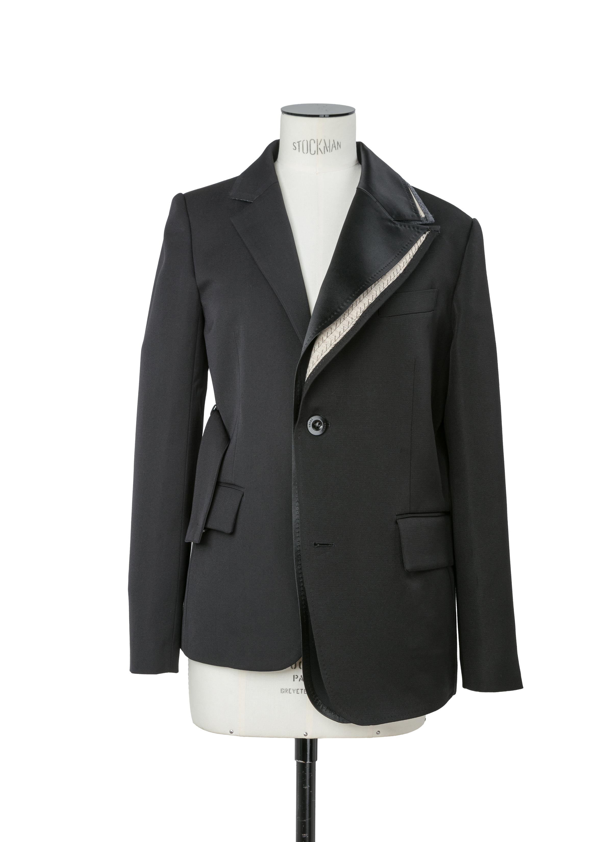 Double-Faced Silk Cotton x Doeskin Jacket