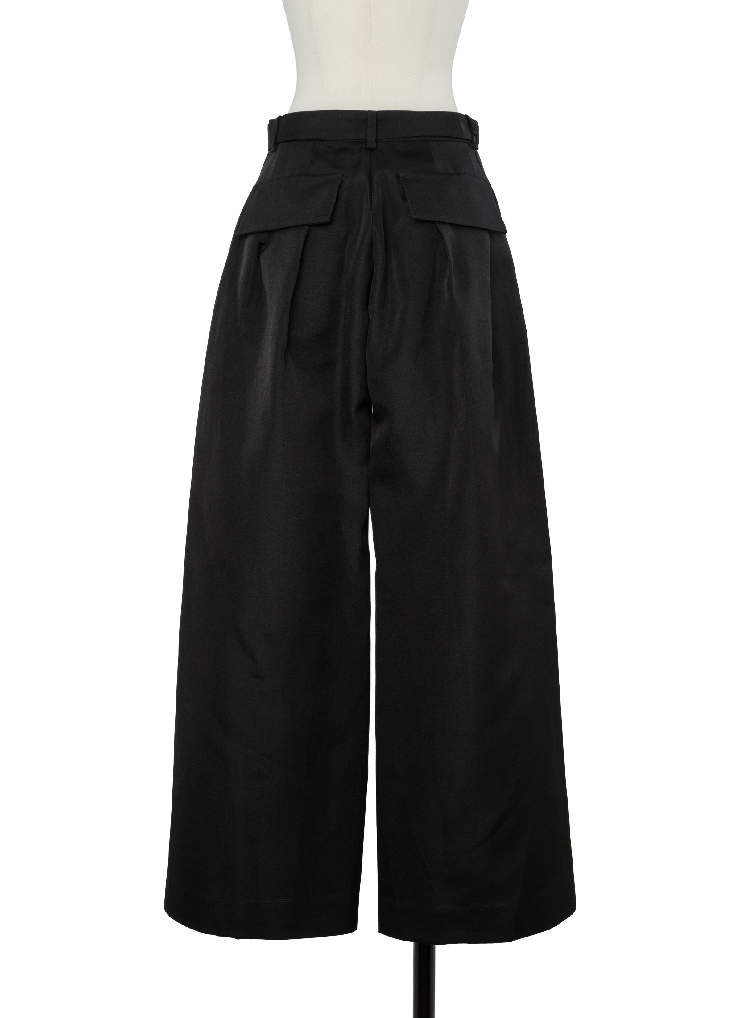 Double-Faced Silk Cotton Pants