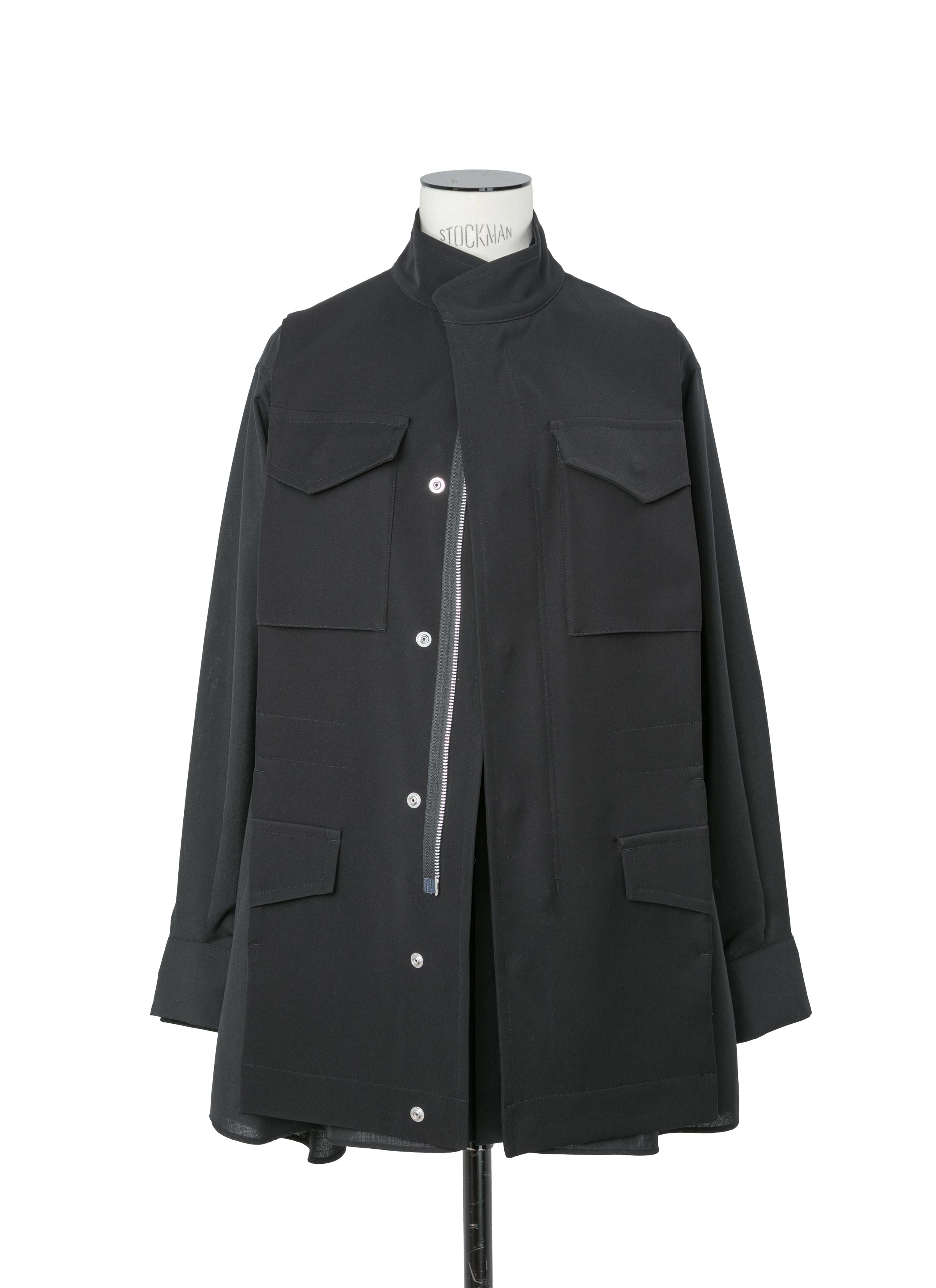 Suiting x Crepe Back Satin Shirt