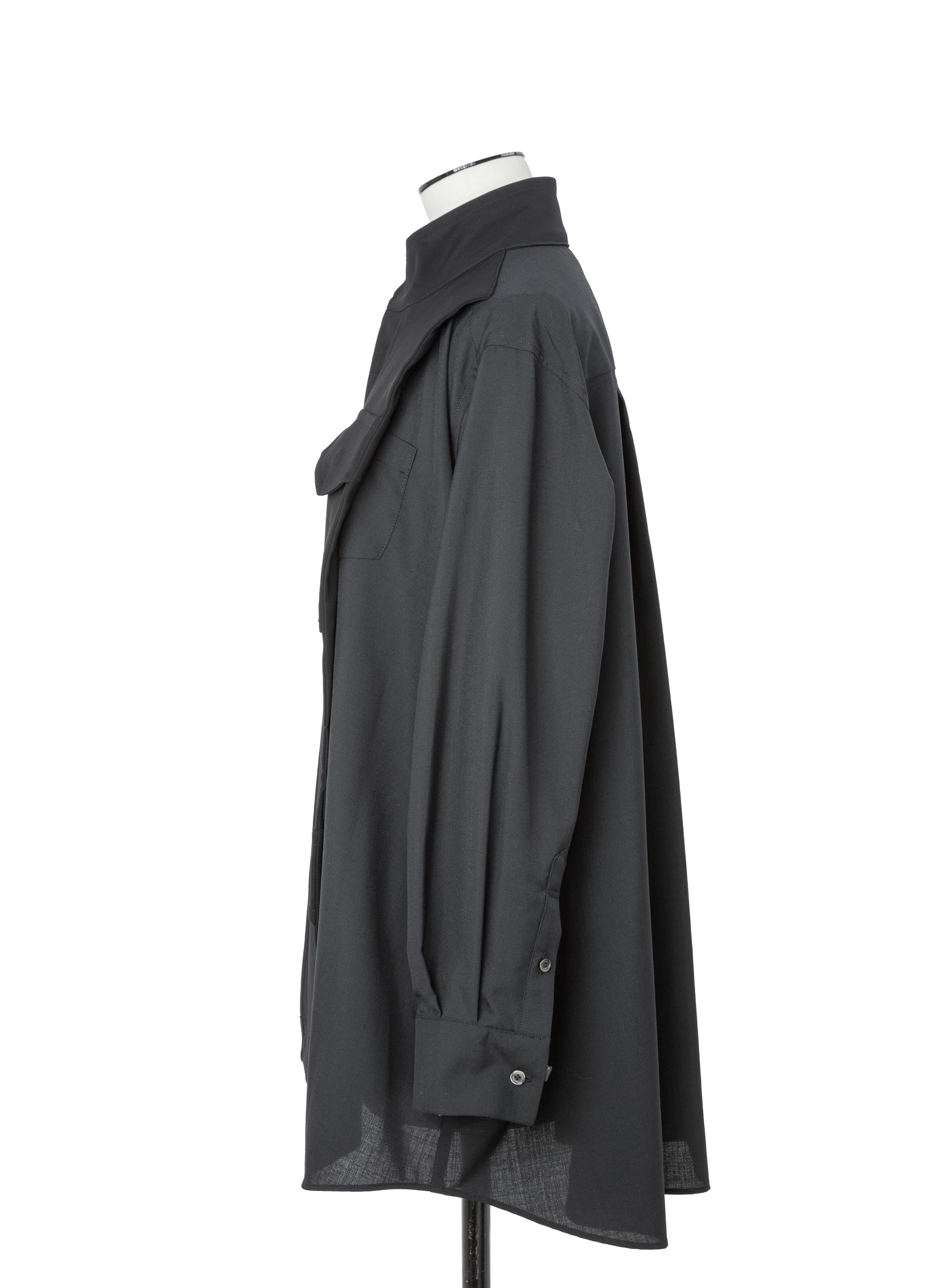 Suiting x Crepe Back Satin Shirt