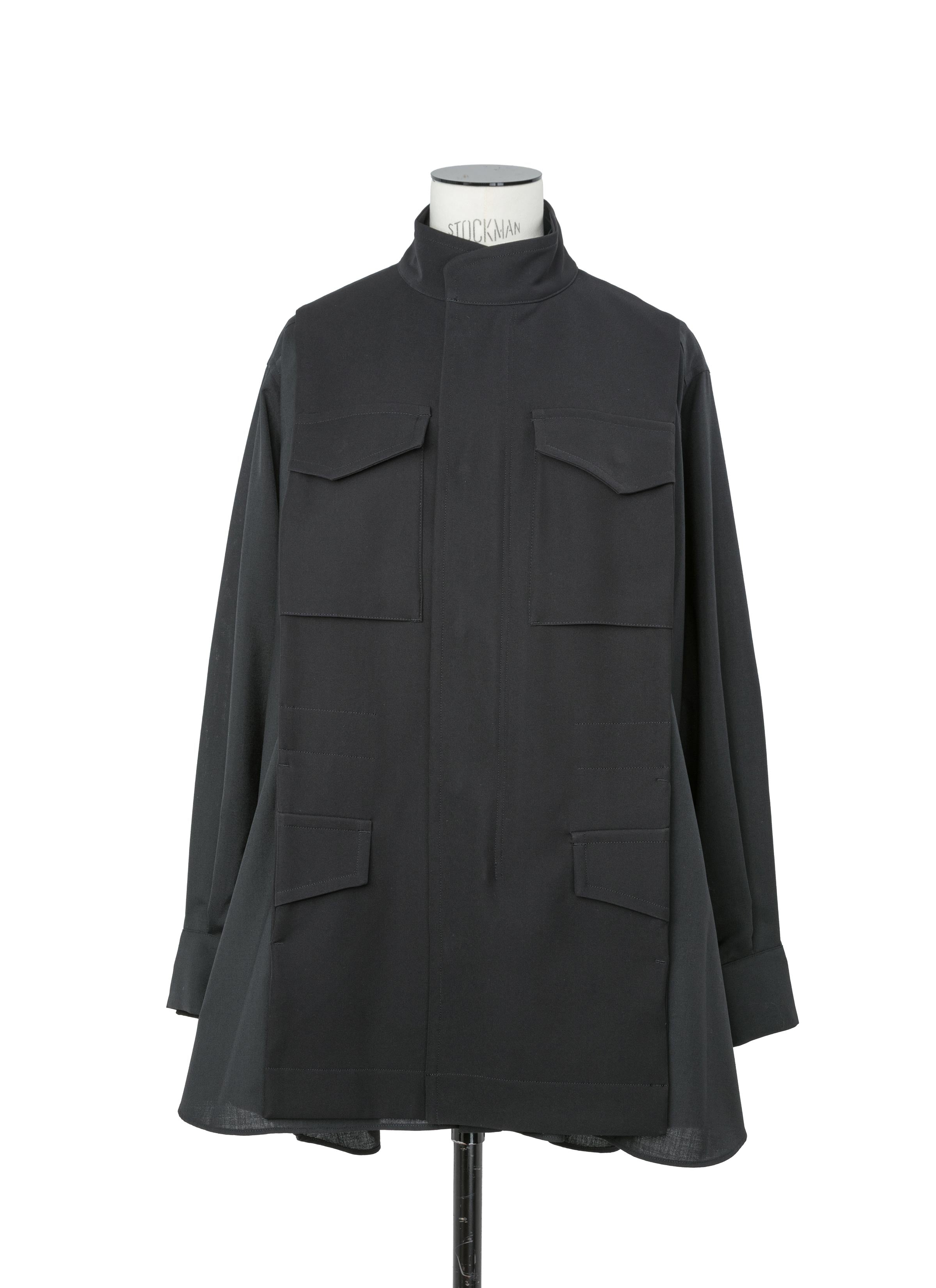 Suiting x Crepe Back Satin Shirt