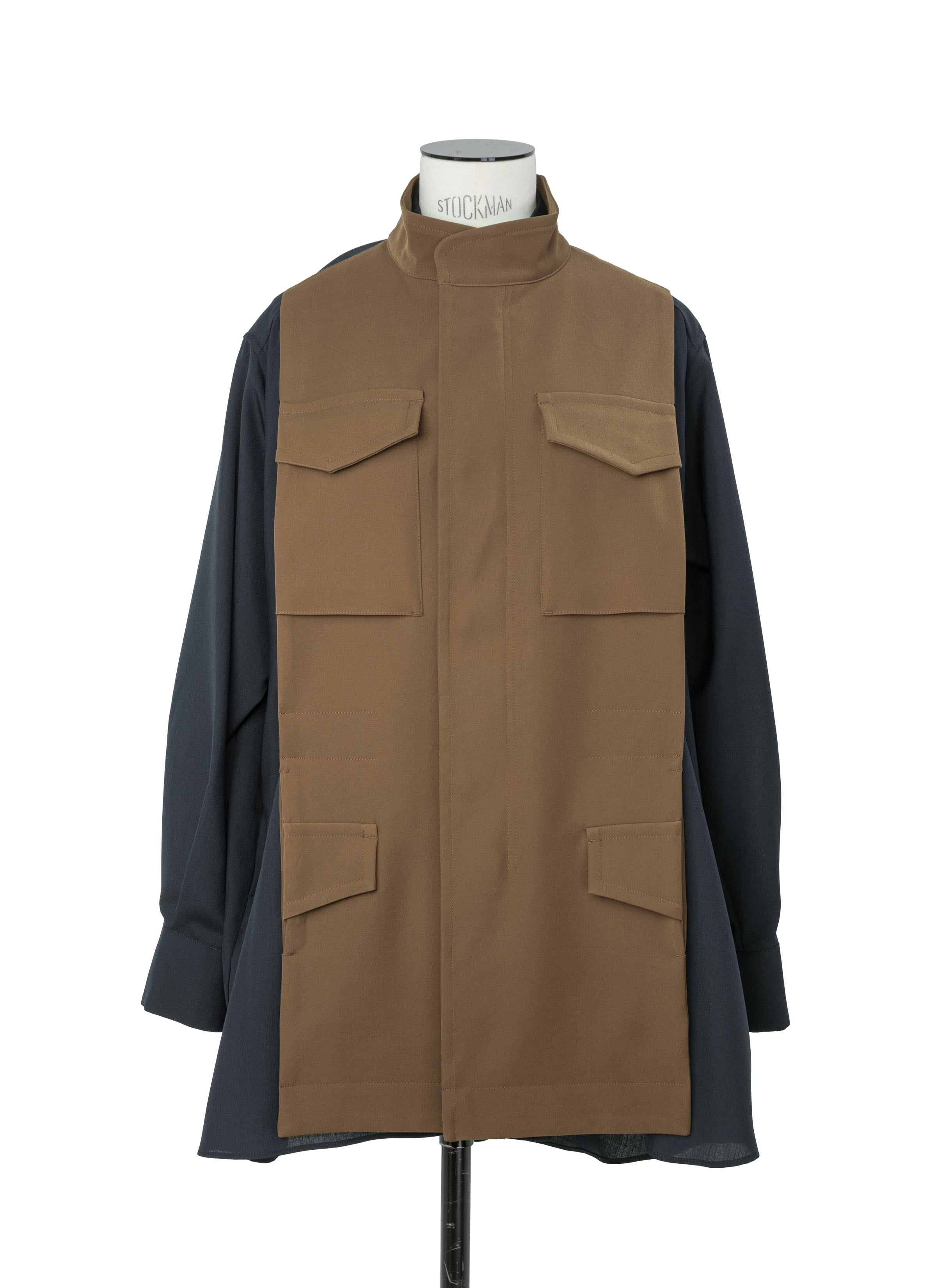 Suiting x Crepe Back Satin Shirt