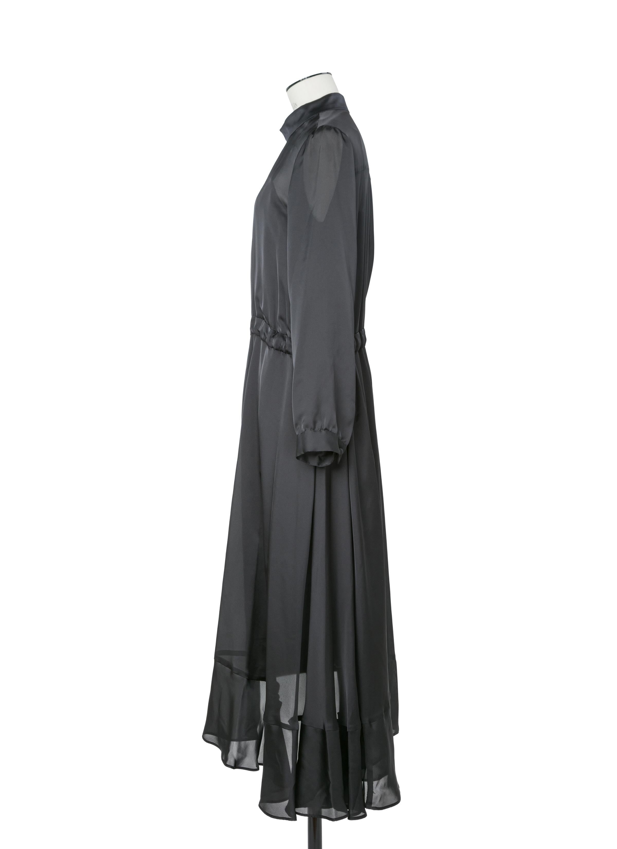 Crepe Back Satin x Satin Dress