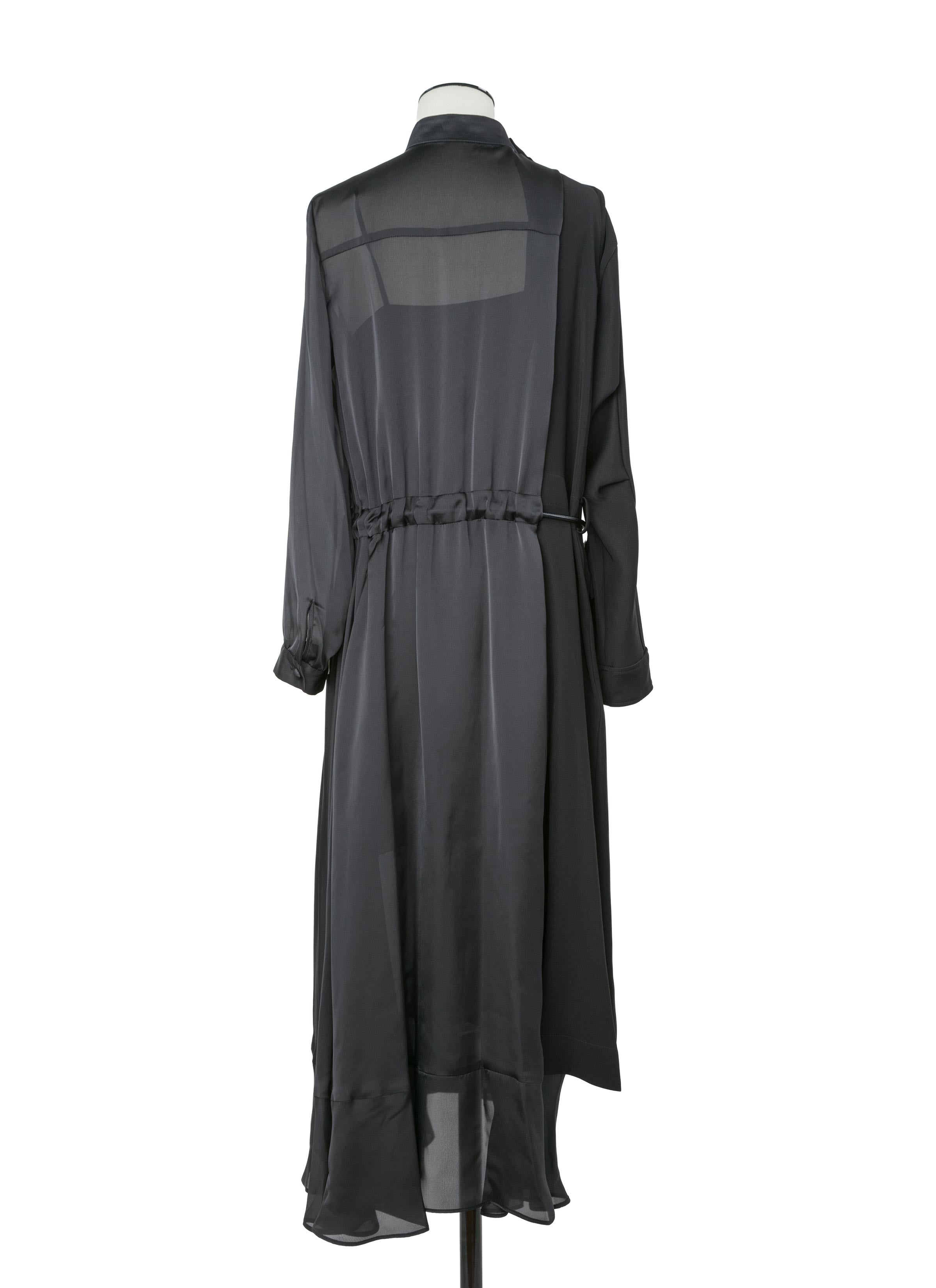 Crepe Back Satin x Satin Dress