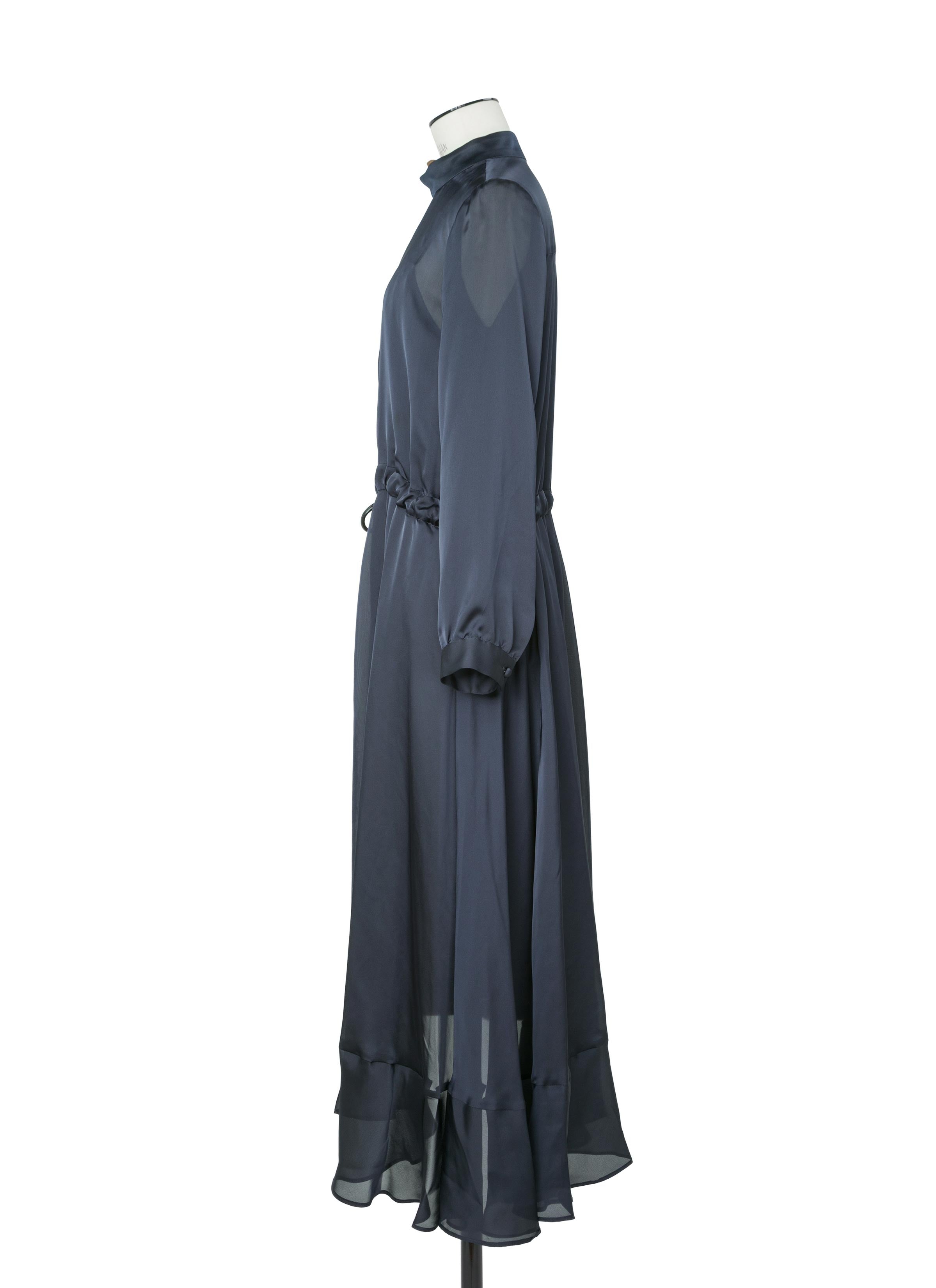 Crepe Back Satin x Satin Dress