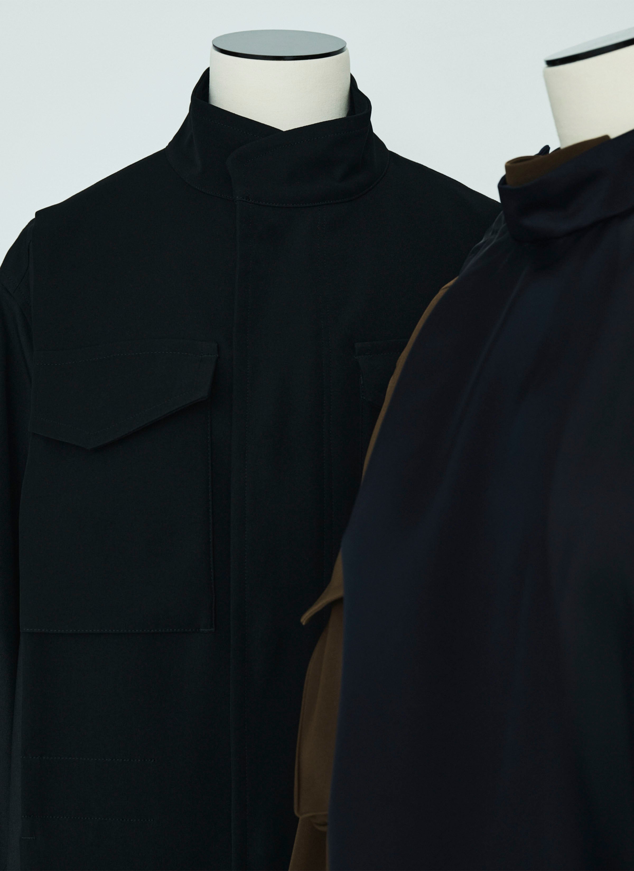 Suiting x Crepe Back Satin Shirt