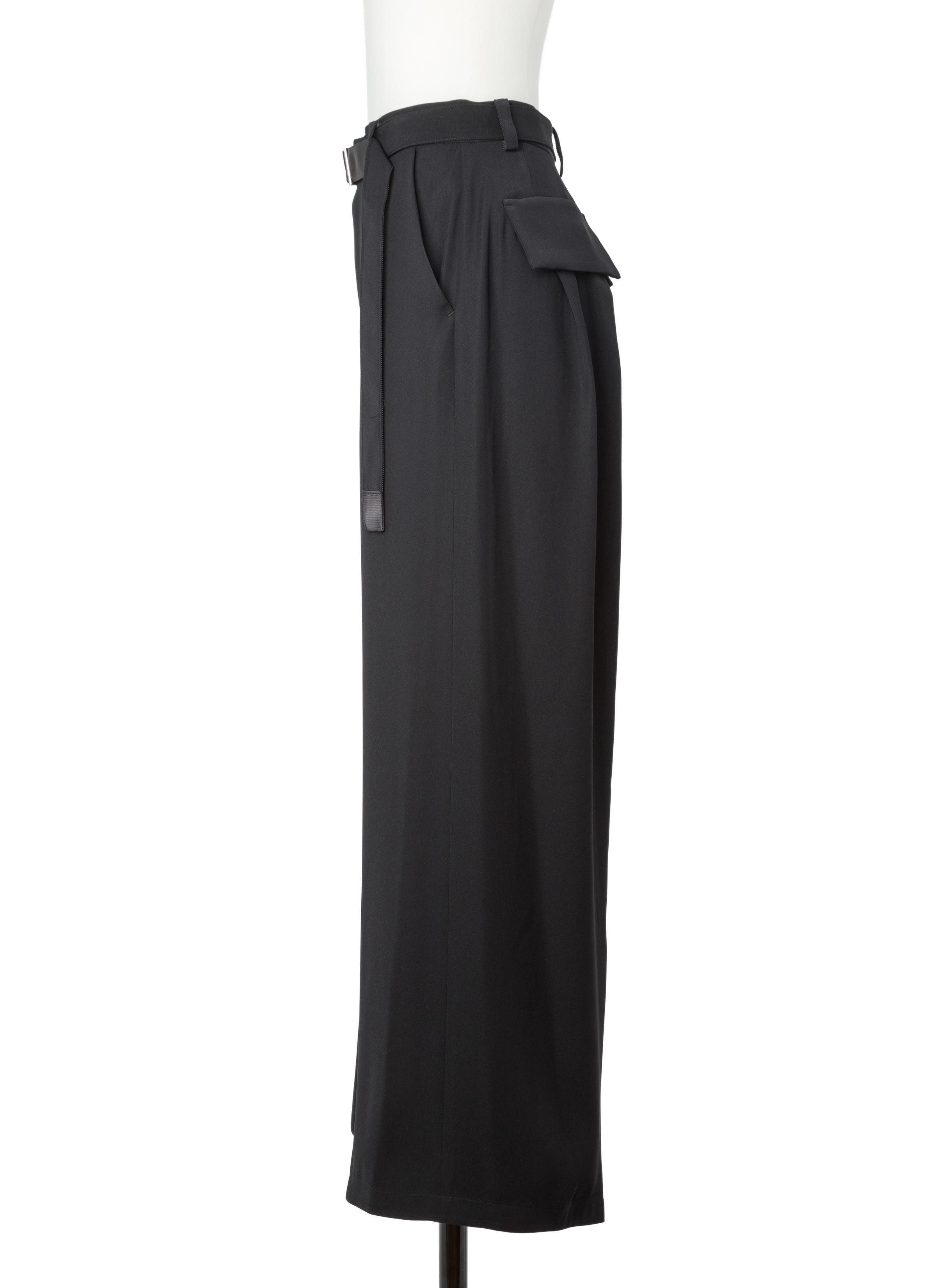 Crepe Back Satin Pants