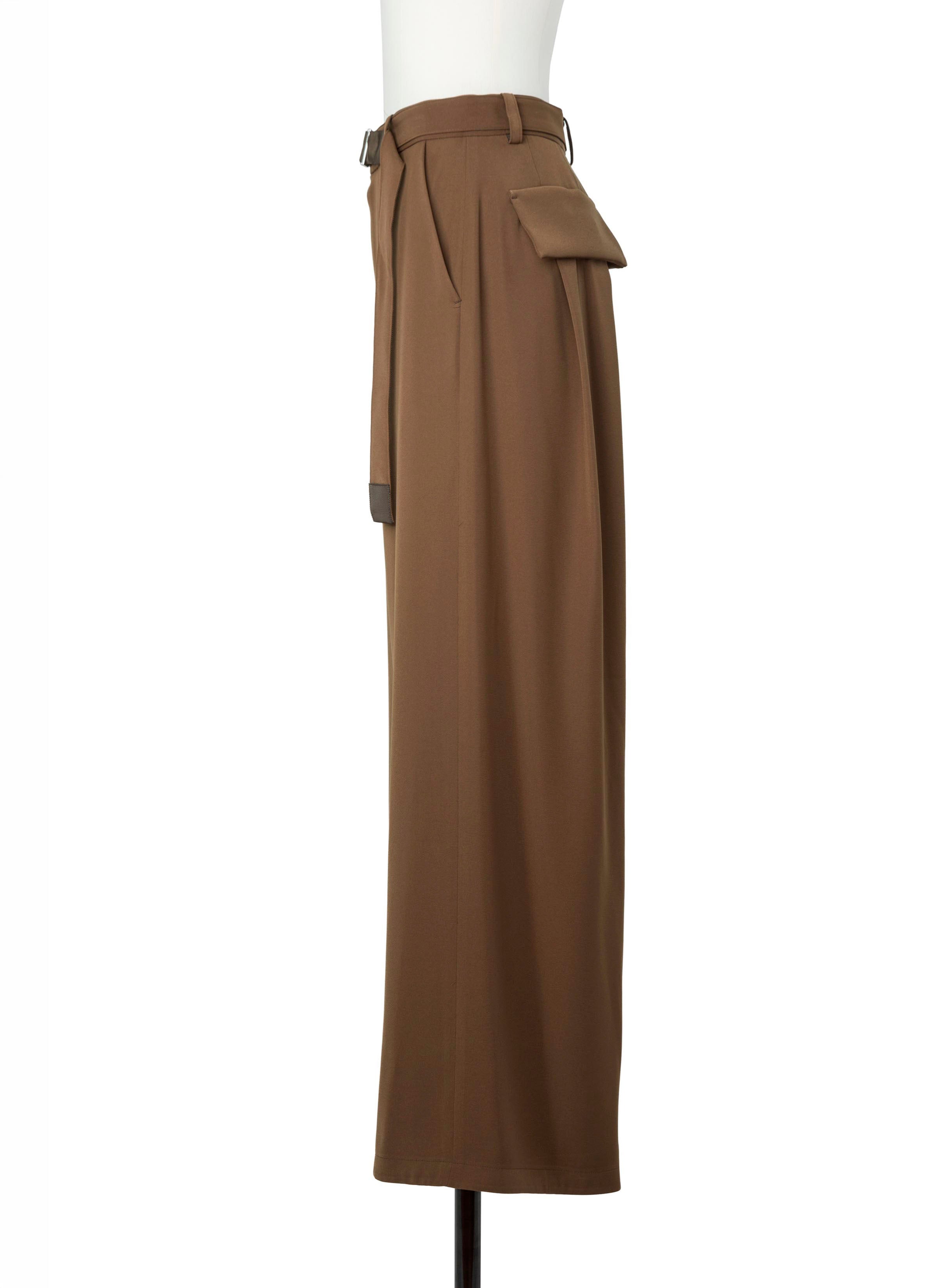 Crepe Back Satin Pants