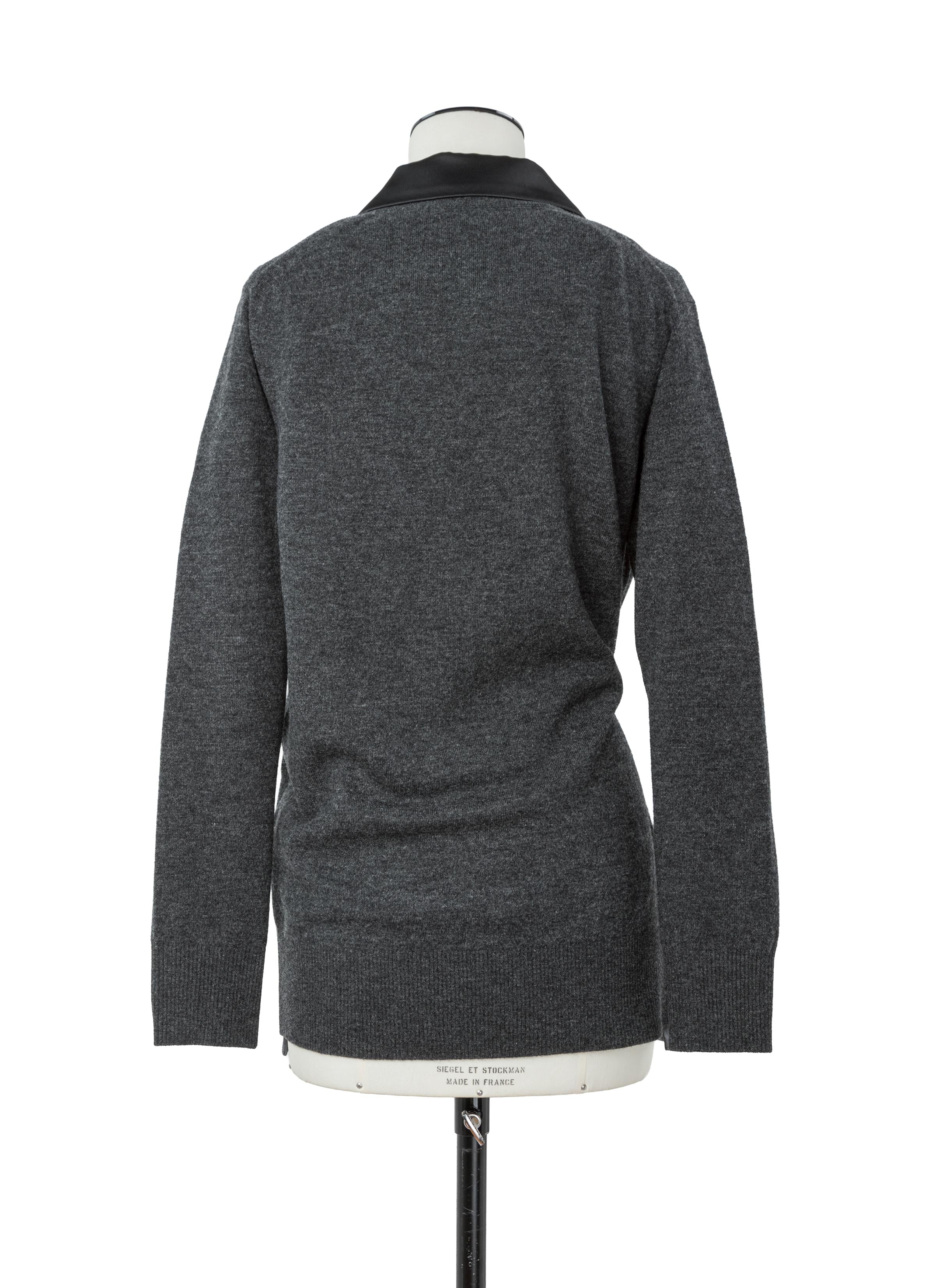 Suiting x Wool Knit Cardigan