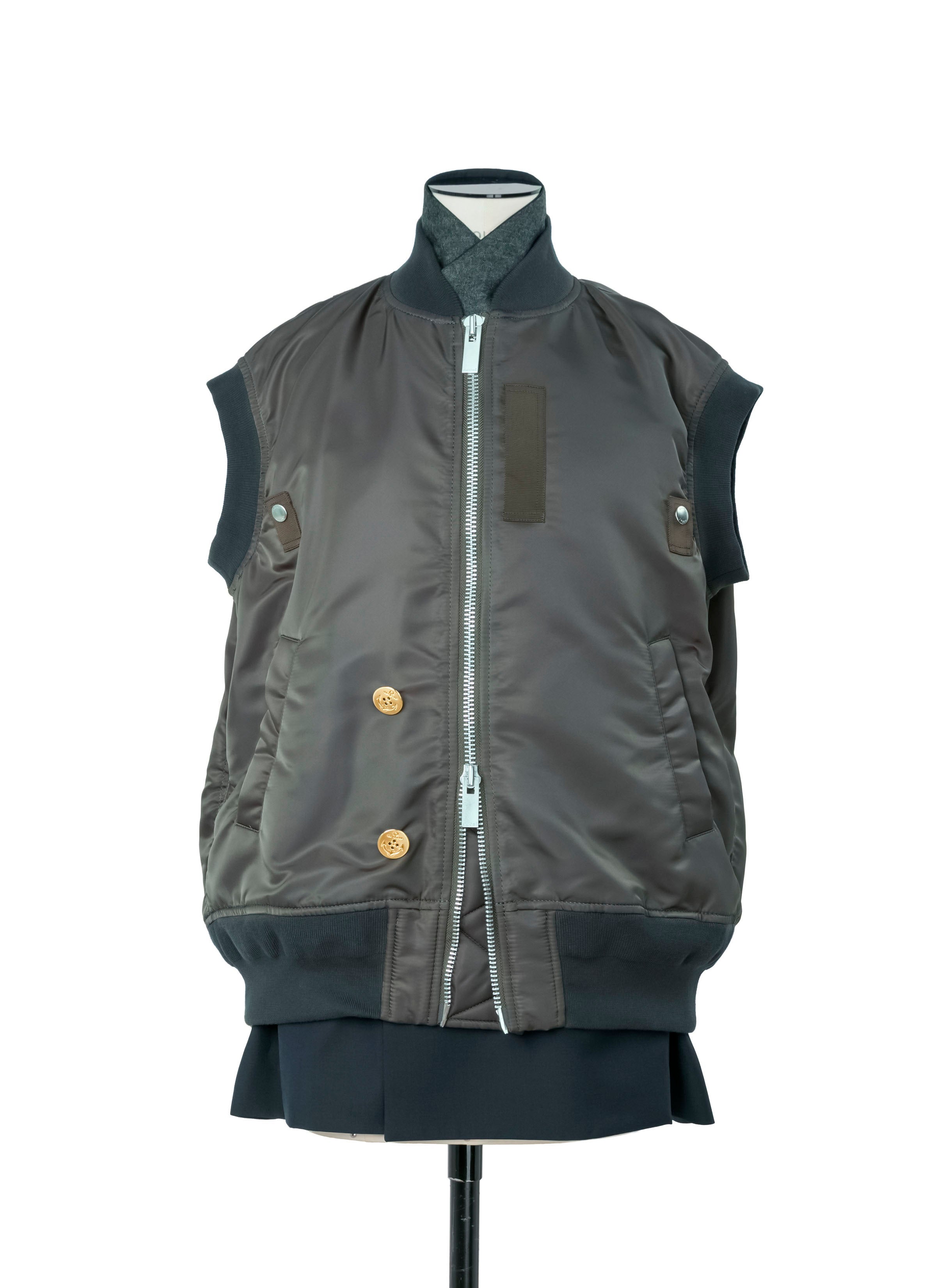 Nylon Twill x Suiting Vest